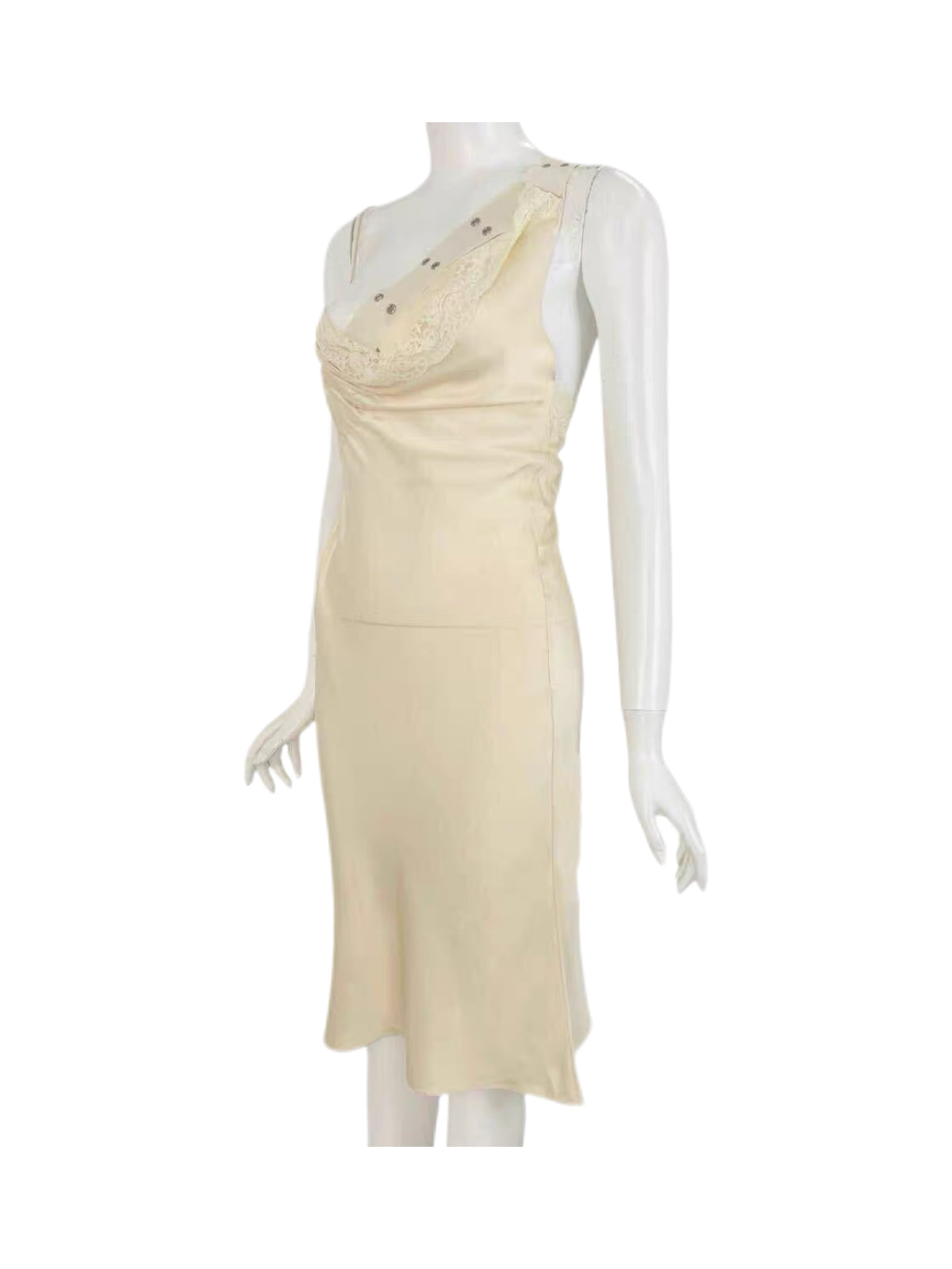 Christian Dior by John Galliano S/S 2002 Runway Silk Strap Deconstructed Dress – Punk Bandage Archive Museum Piece