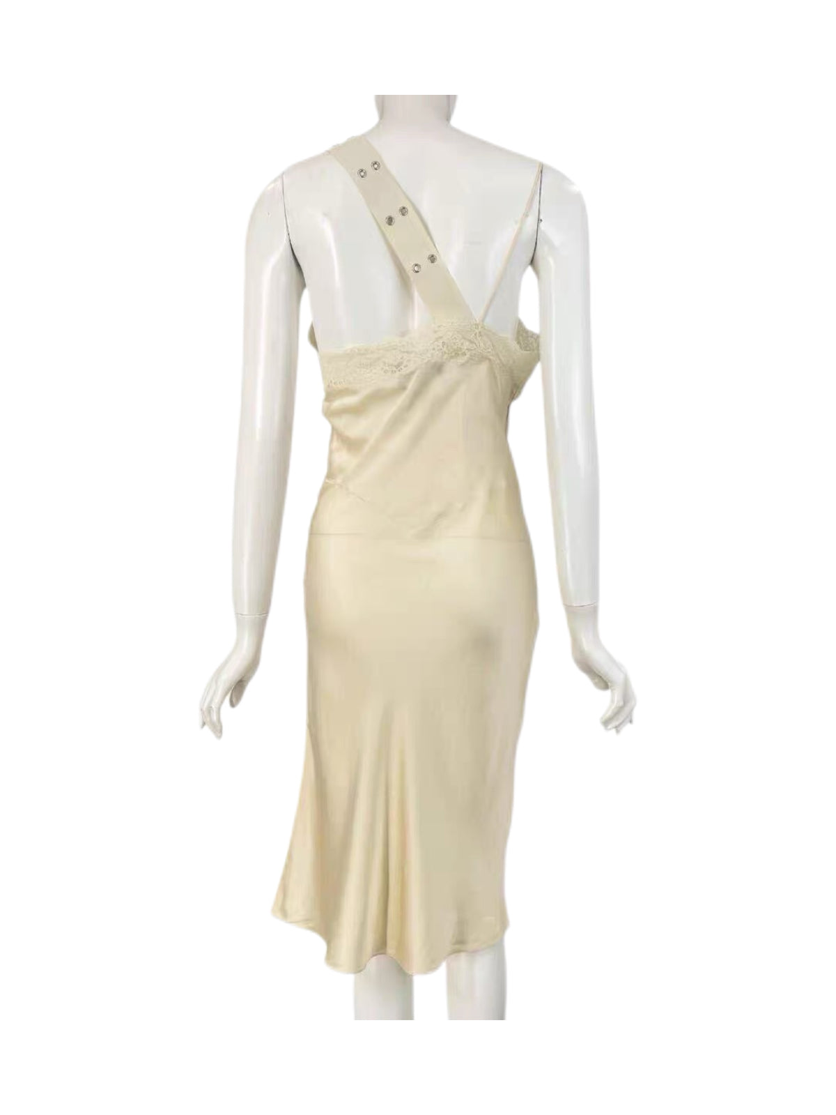Christian Dior by John Galliano S/S 2002 Runway Silk Strap Deconstructed Dress – Punk Bandage Archive Museum Piece