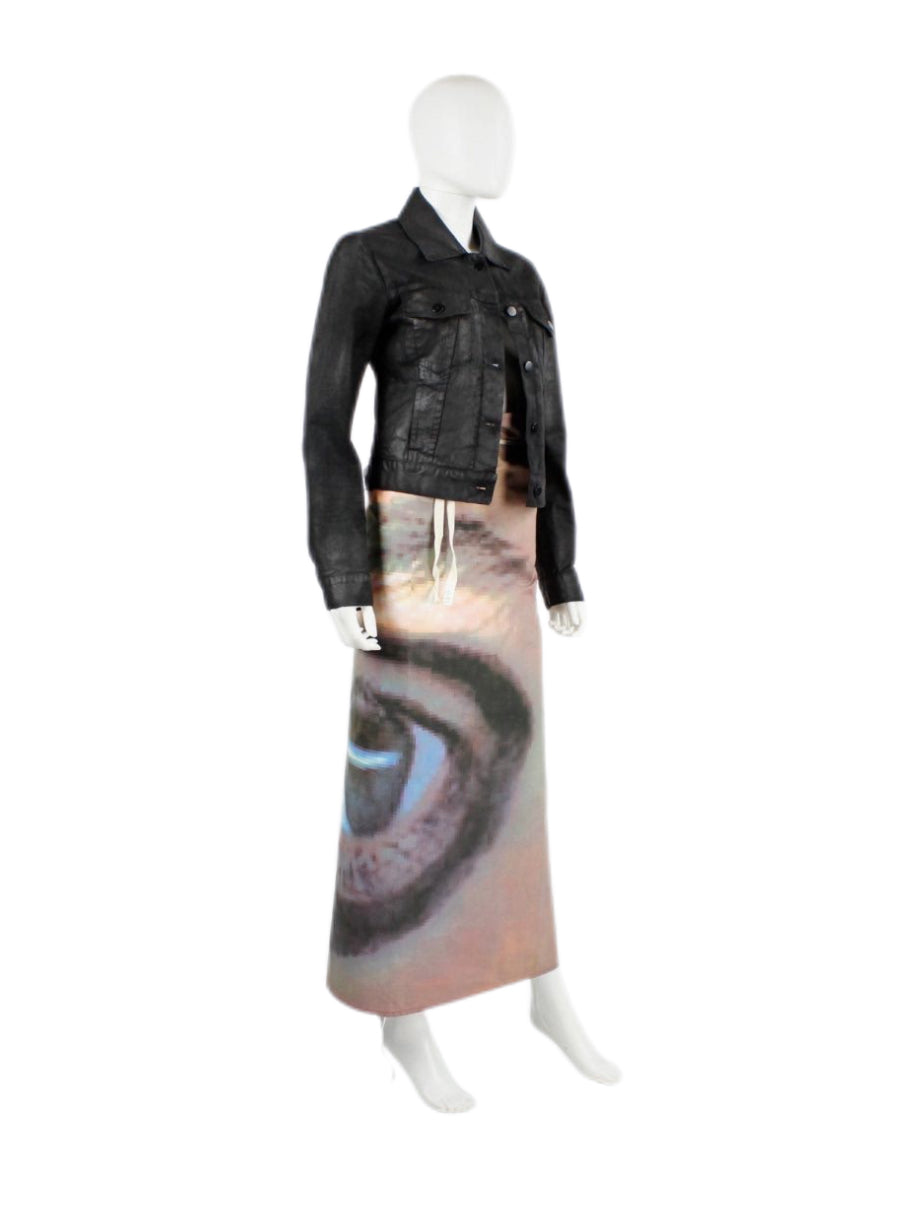 MM6 Maison Margiela S/S 2003 Abstract Eye Print Wrap Skirt – Martin Margiela Era Archive Piece