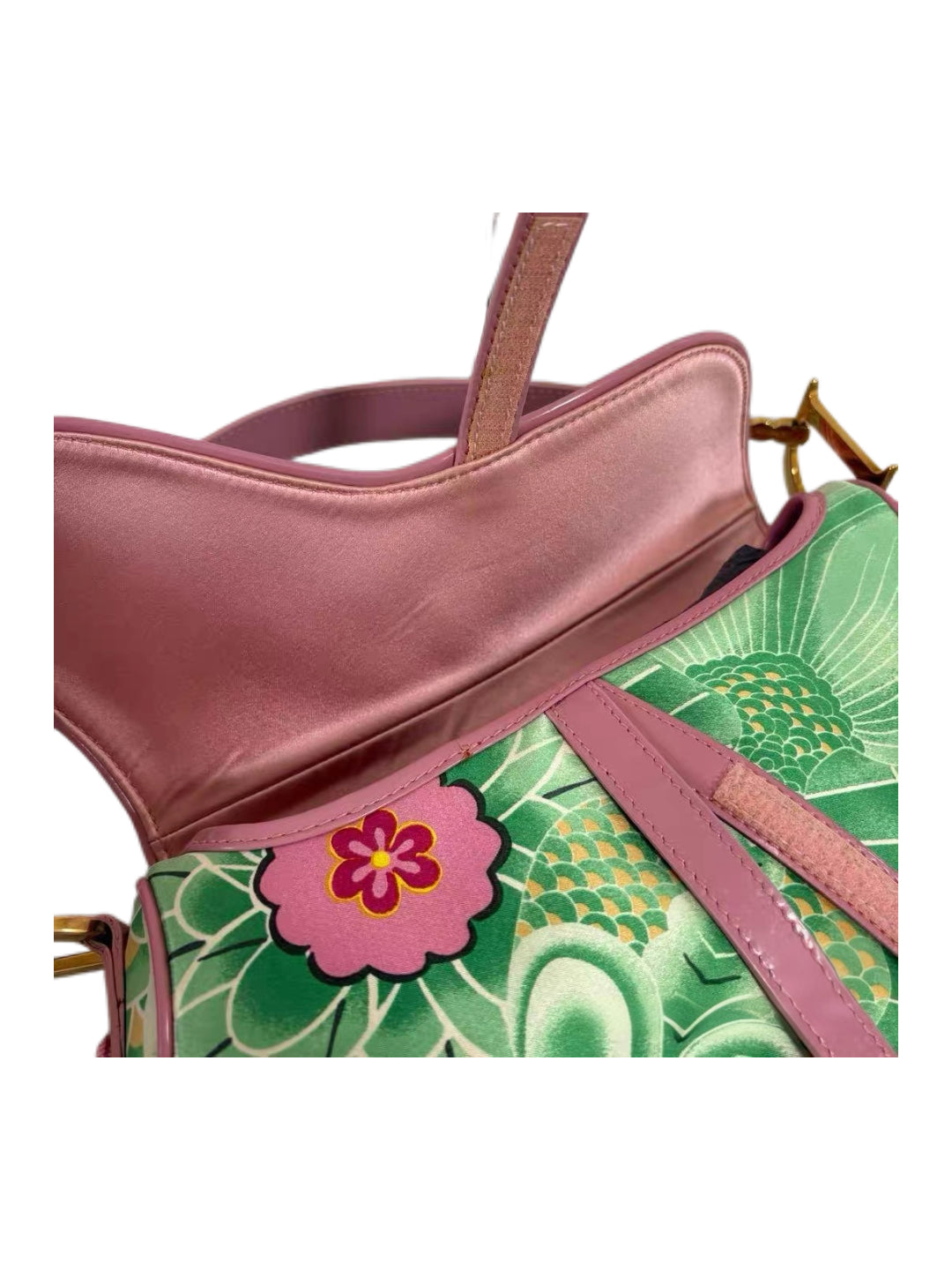 Christian Dior by John Galliano Limited Edition Silk Saddle Bag – Runway Piece (1 of 88)
