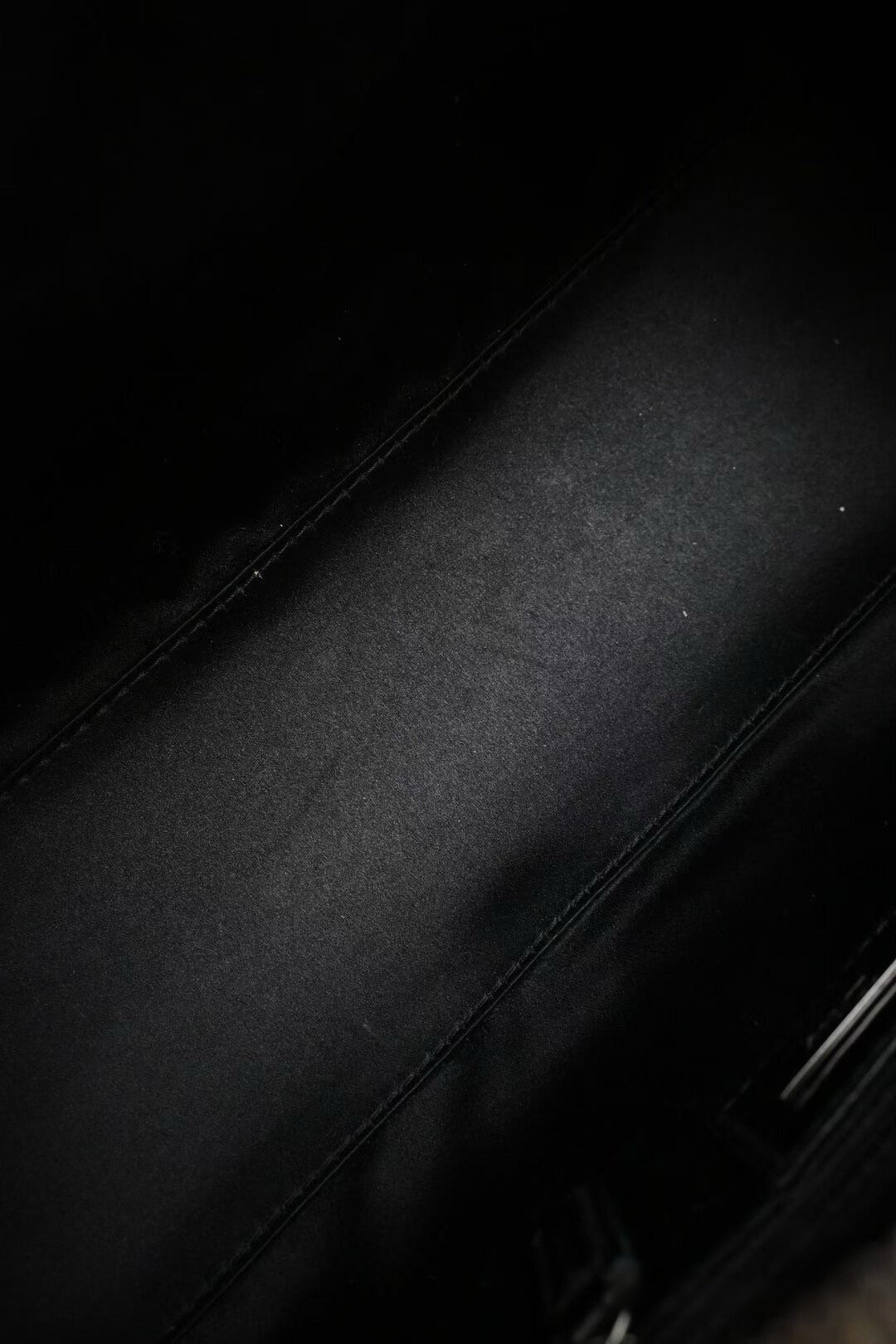 Christian Dior by John Galliano S/S 2005 Embroidered Detective Bag – Limited Edition Black Monogram Patent Handle Archive