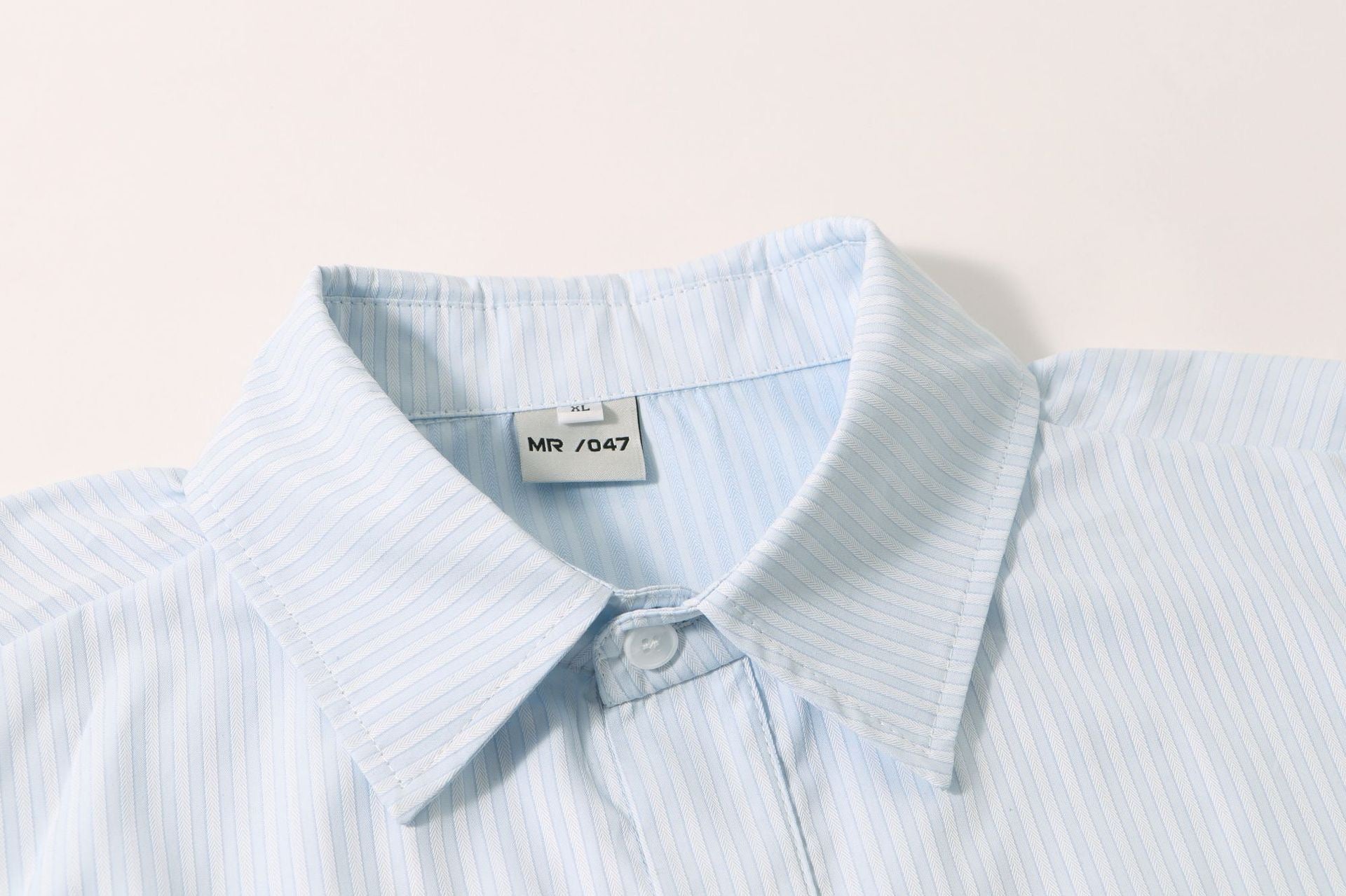 Polo Player Double Graphic Stripe Shirt – Light Blue