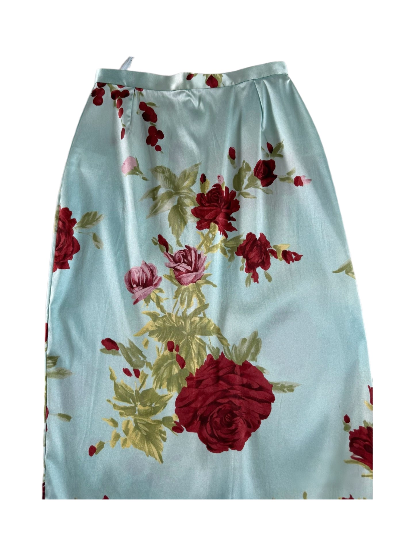 Dolce & Gabbana 1999 Silk Floral Pencil Skirt – Rare Archive Sex and the City Carrie Bradshaw Print IT38
