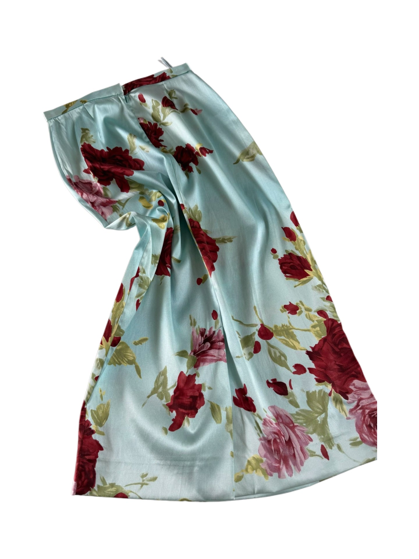 Dolce & Gabbana 1999 Silk Floral Pencil Skirt – Rare Archive Sex and the City Carrie Bradshaw Print IT38