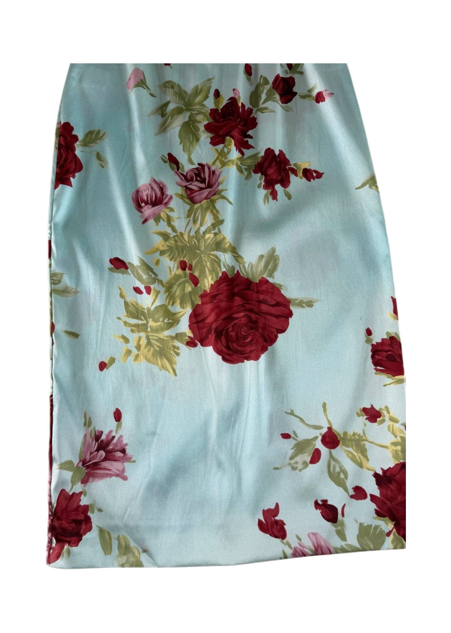 Dolce & Gabbana 1999 Silk Floral Pencil Skirt – Rare Archive Sex and the City Carrie Bradshaw Print IT38