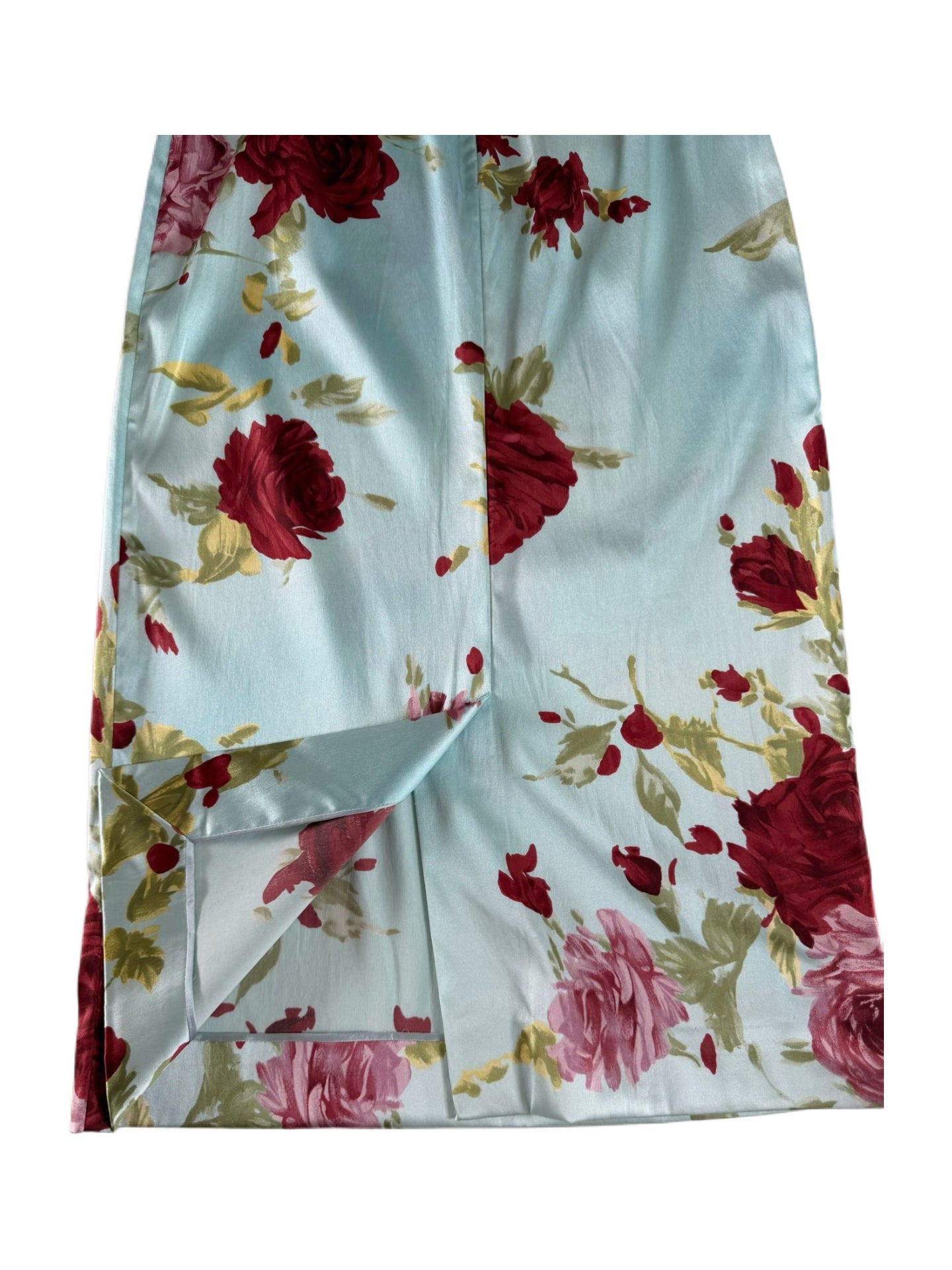 Dolce & Gabbana 1999 Silk Floral Pencil Skirt – Rare Archive Sex and the City Carrie Bradshaw Print IT38