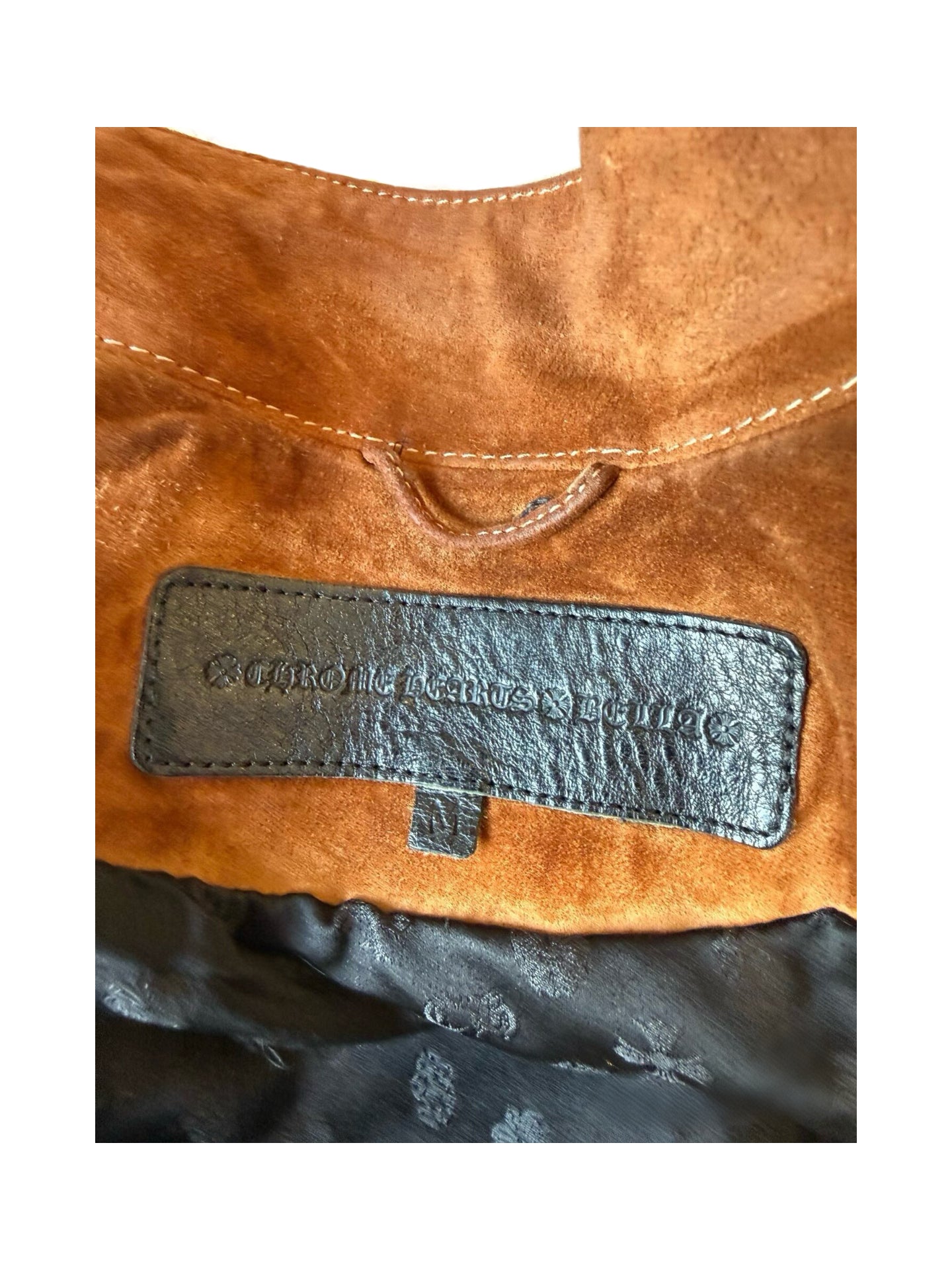 Chrome Hearts × Bella Hadid Limited Edition Suede Fringe Jacket – Brown Western Archive Piece Size M