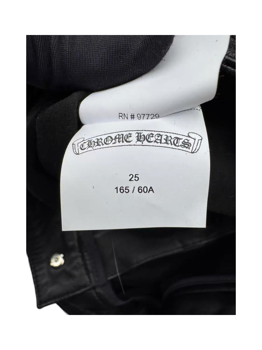 Chrome Hearts Black Leather Cargo Mini Skirt – Iconic Hardware Archive Piece
