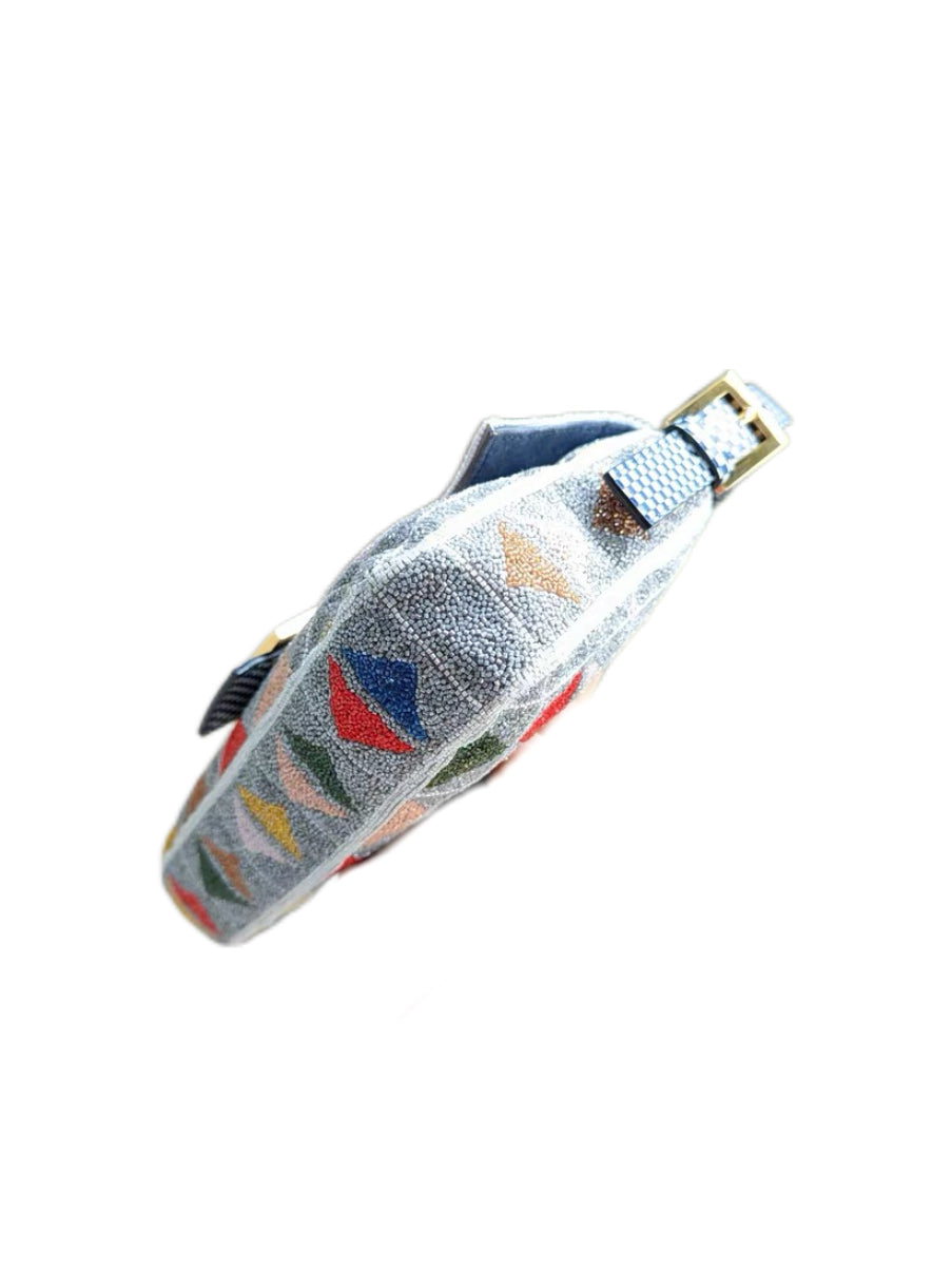 Fendi Multicolor Beaded Geometric Baguette Bag – Ultra Rare Hand-Embroidered Couture Piece