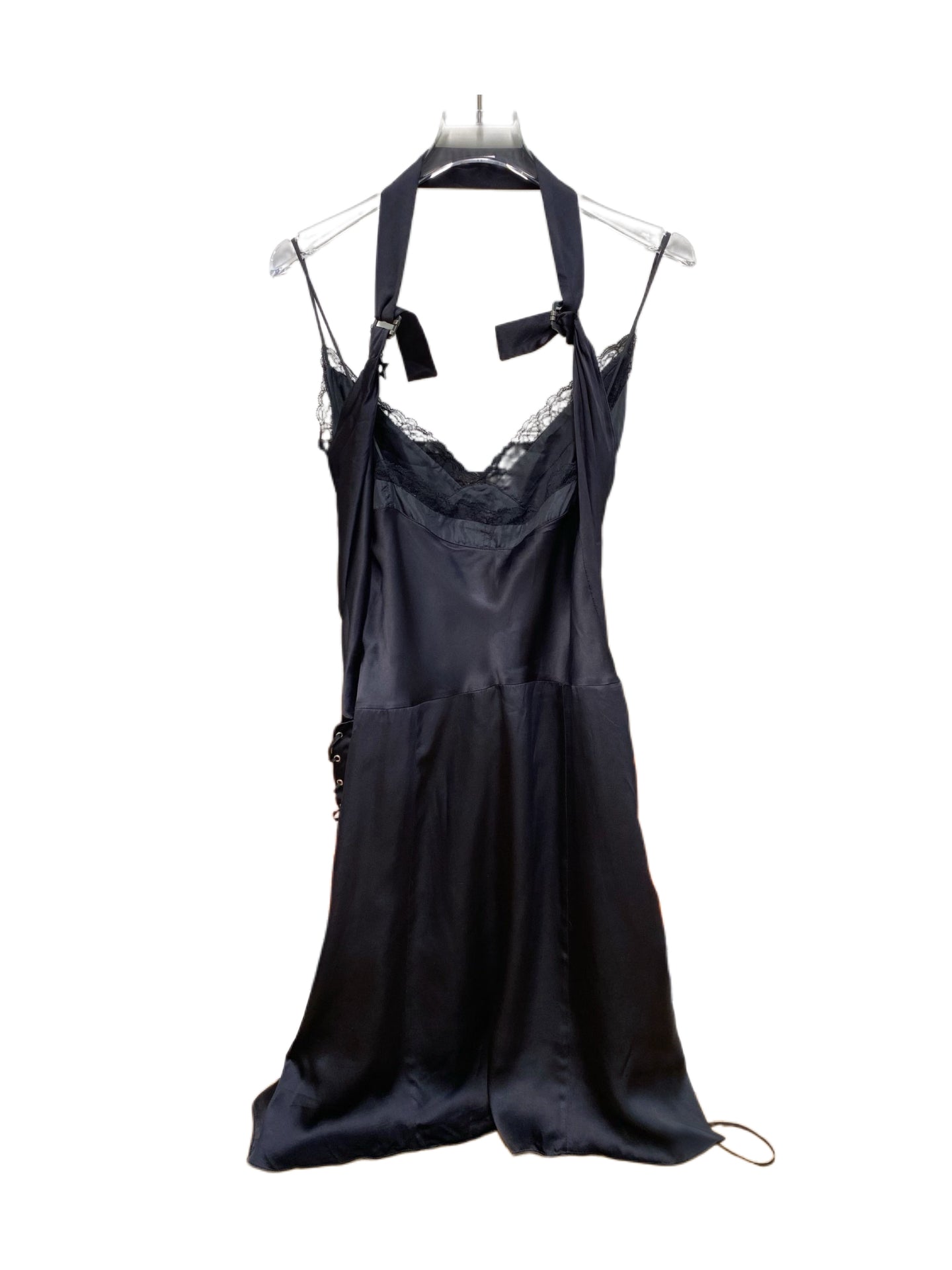 Christian Dior by John Galliano Punk Lace-Up Silk Halter Dress with Star Charm – Archive Collector’s Piece