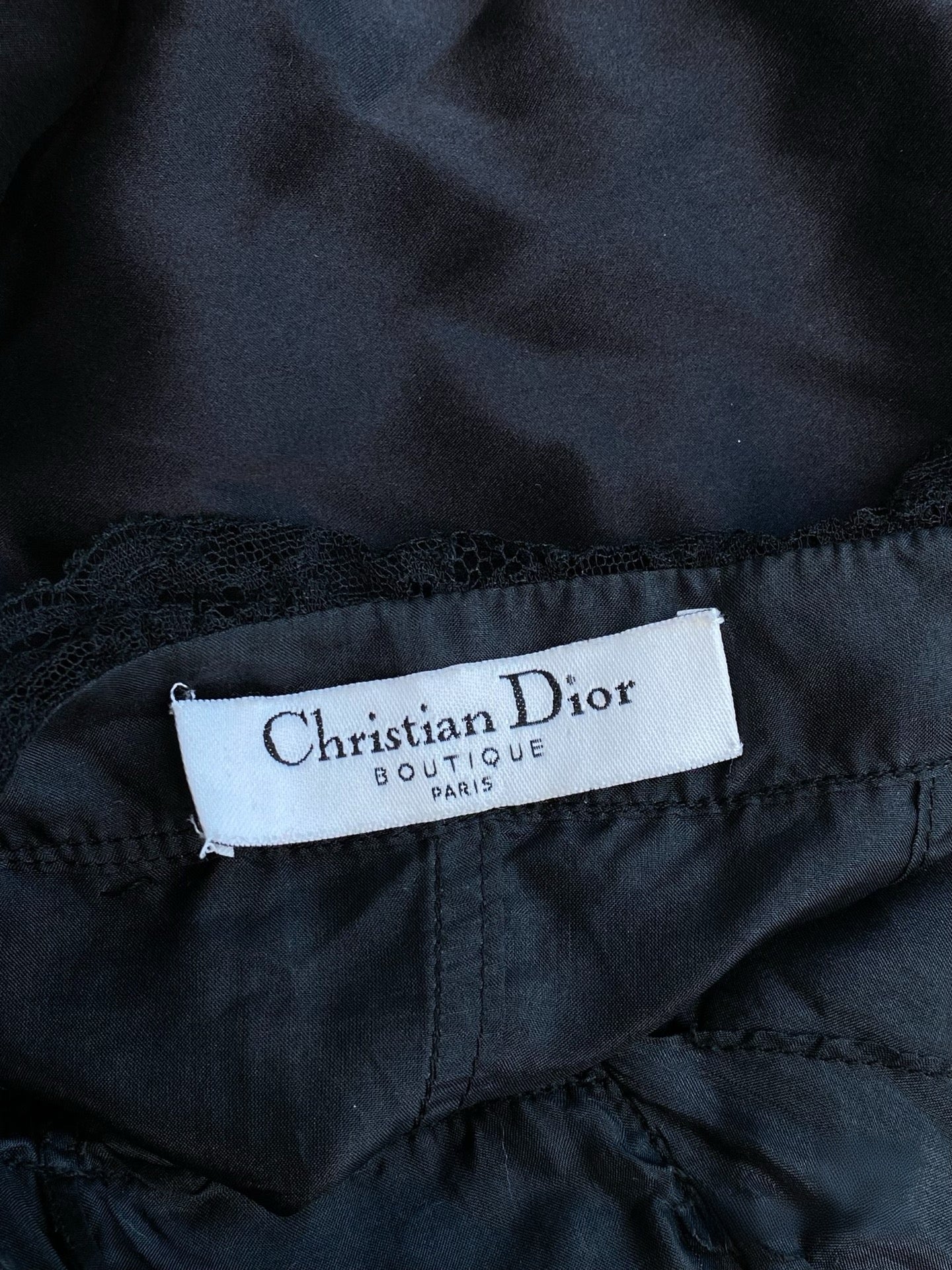Christian Dior by John Galliano Punk Lace-Up Silk Halter Dress with Star Charm – Archive Collector’s Piece
