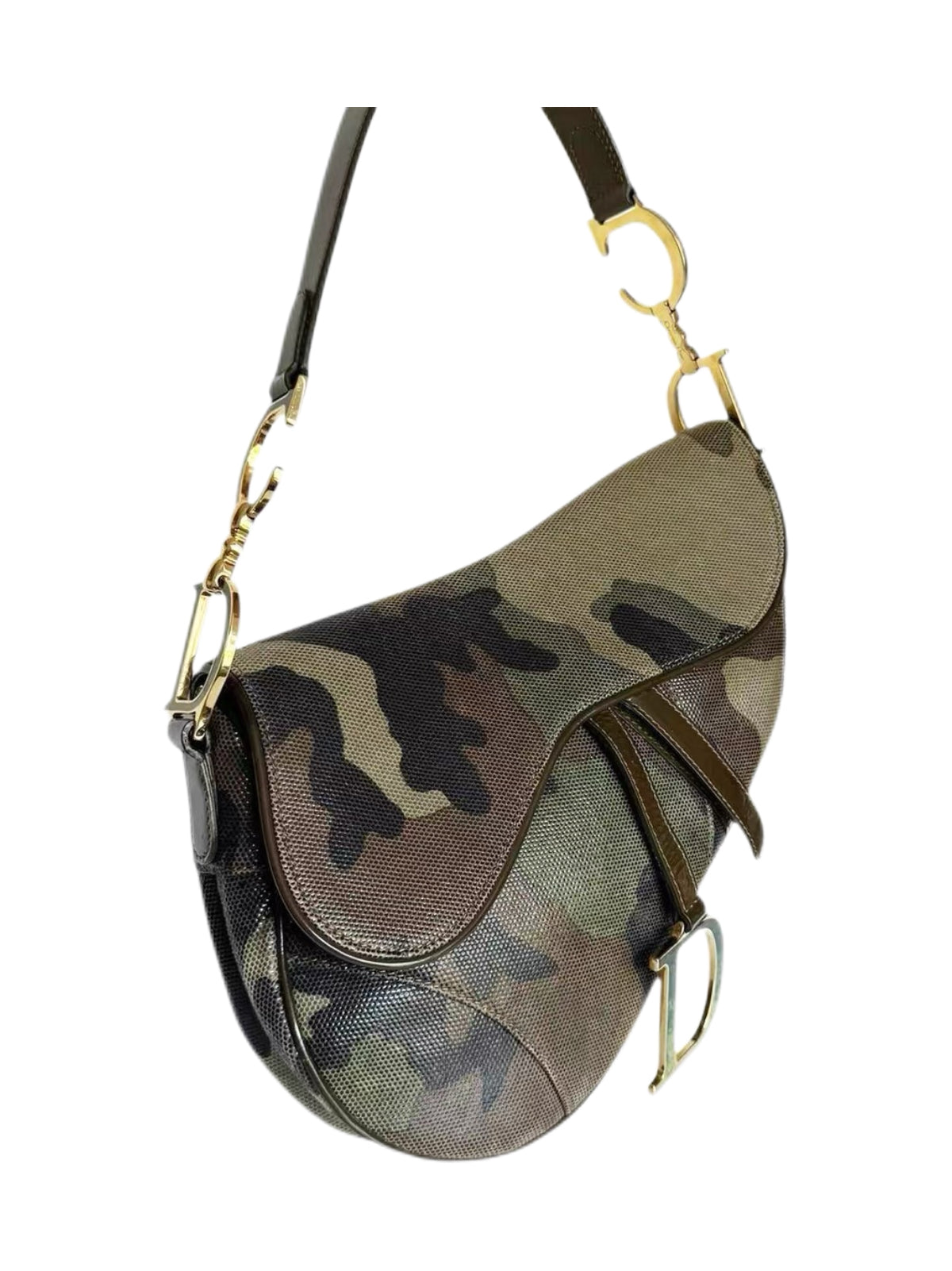 Christian Dior by John Galliano Camouflage Saddle Bag – Spring/Summer 2000 Runway Archive Piece