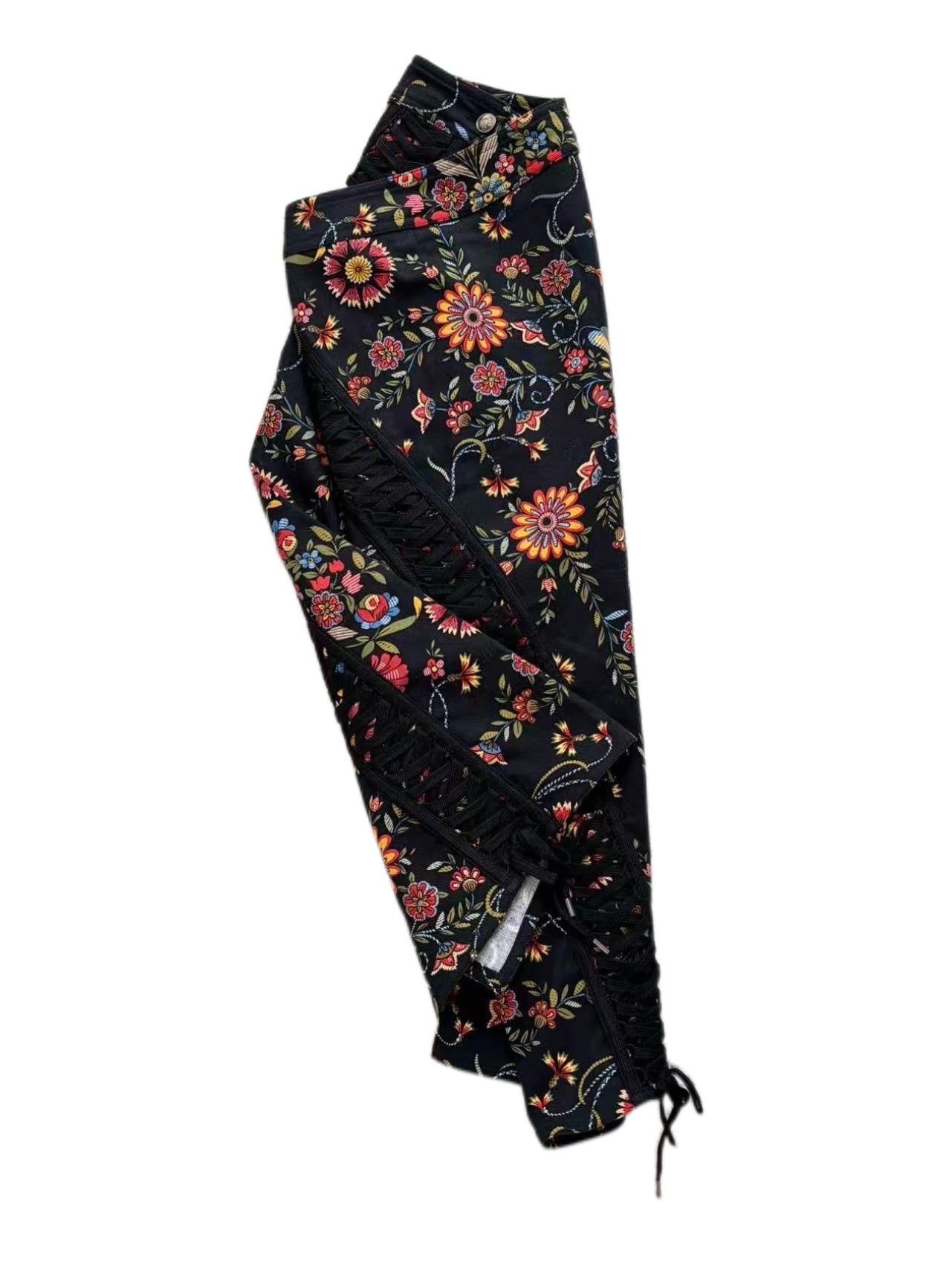 Christian Dior by John Galliano Archive Floral Lace-Up Skirt