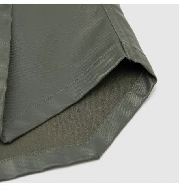 DRKSHDW Rick Owens Moss Green Snap-Button Overshirt