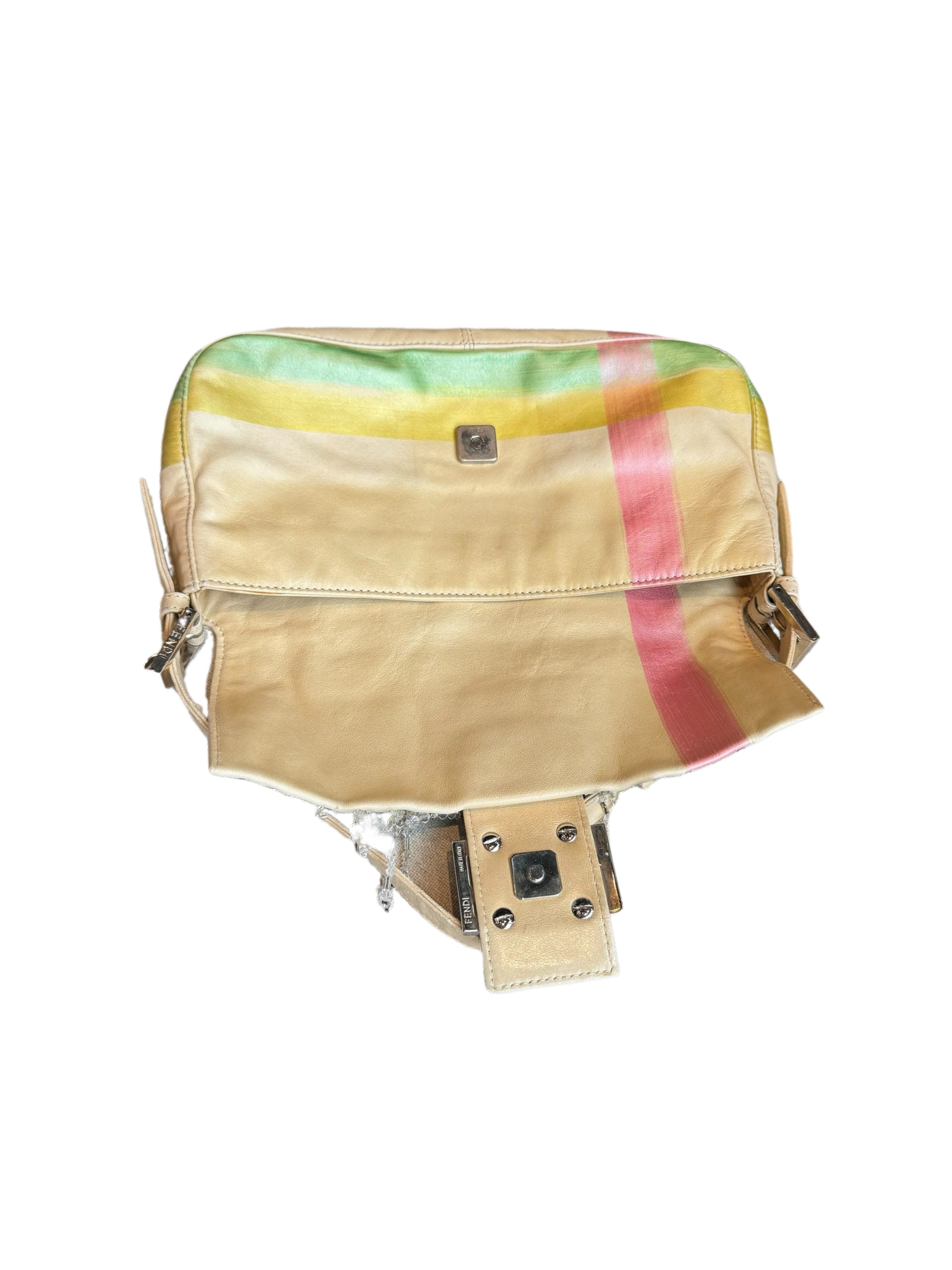 Fendi Crystal Fringe Satin Baguette Bag – Y2K Magazine Featured Rare Piece