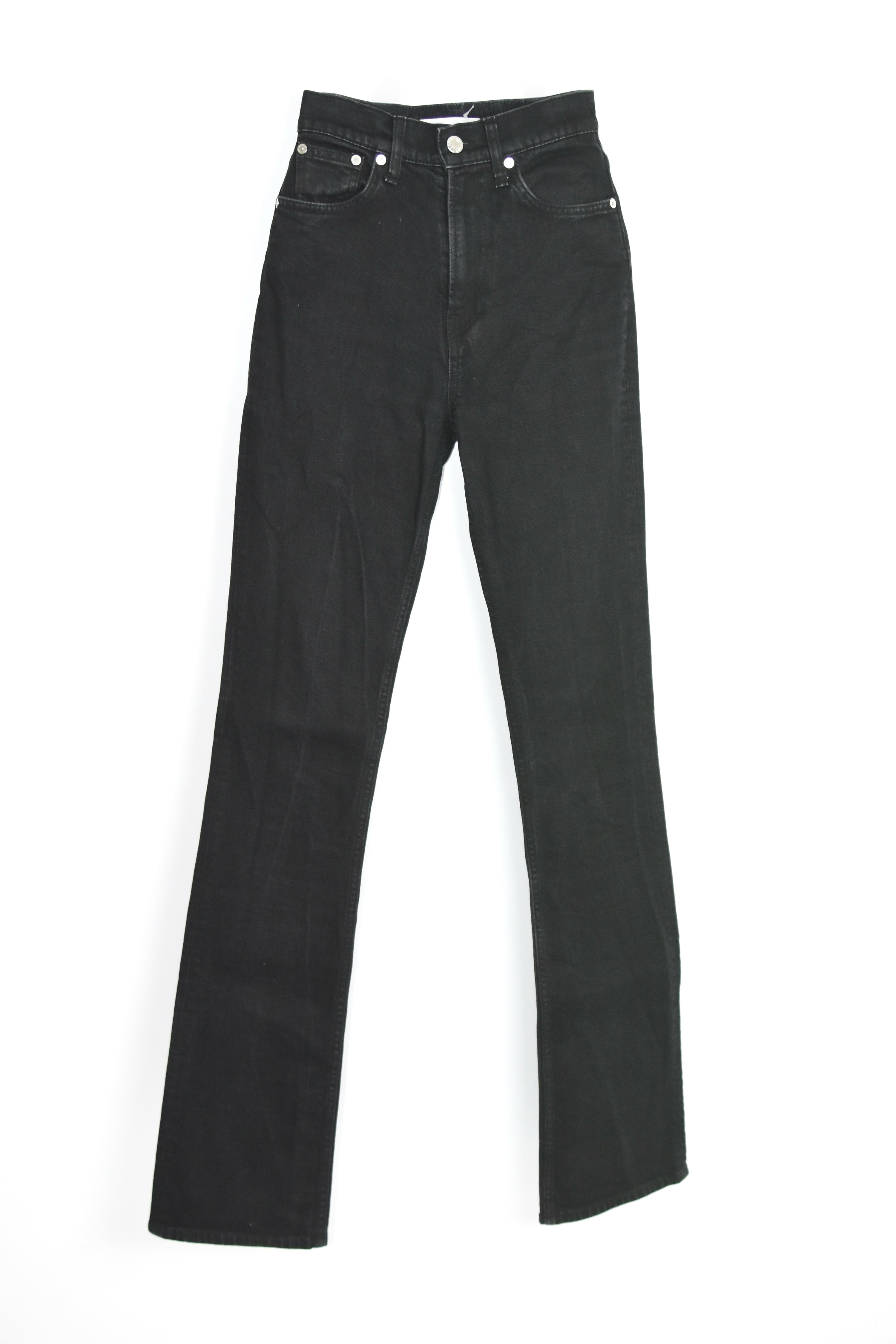 Helmut Lang Flared Stretch Denim Jeans