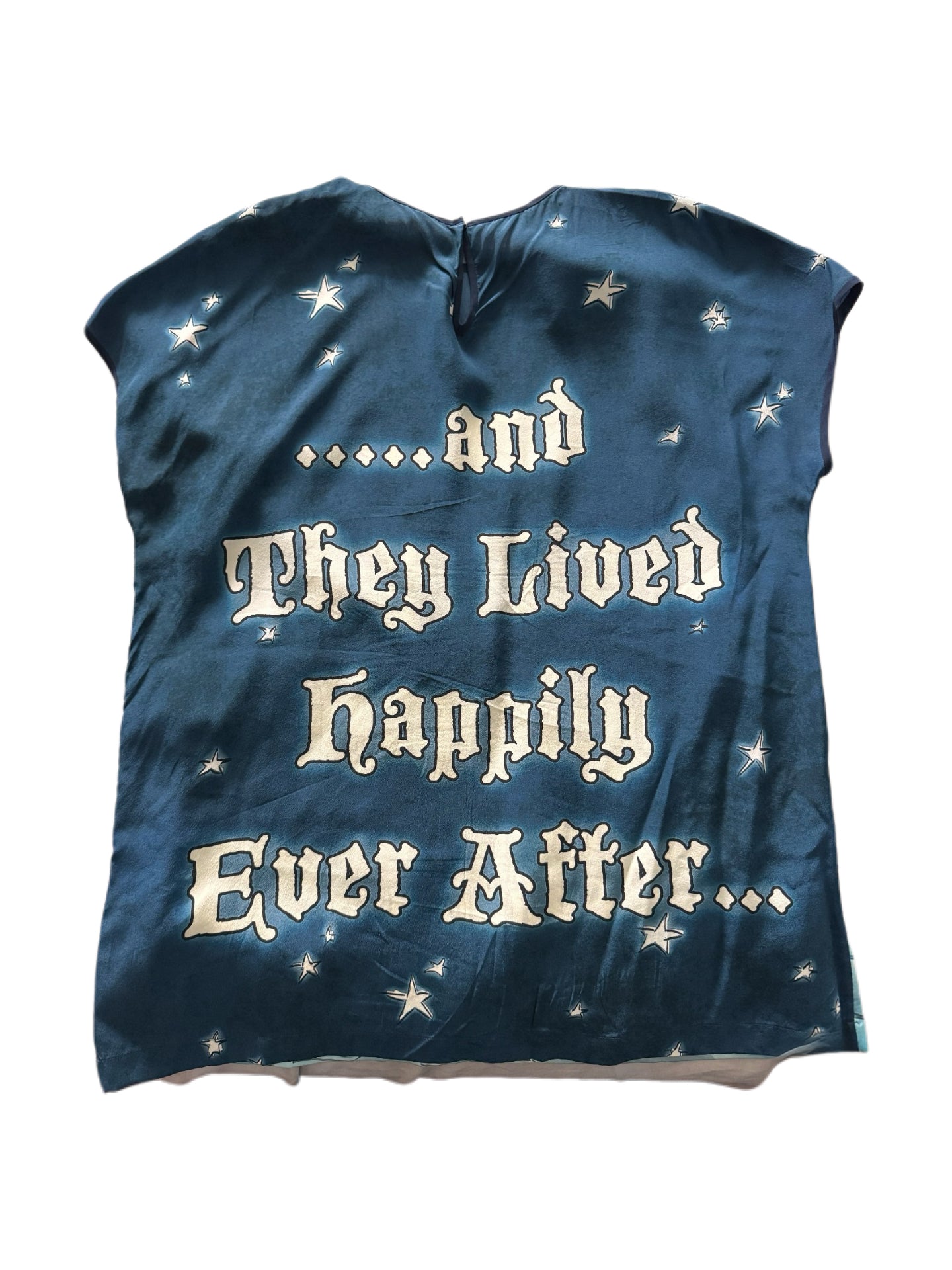 Dolce & Gabbana Fantasy Castle Silk Print Blouse
