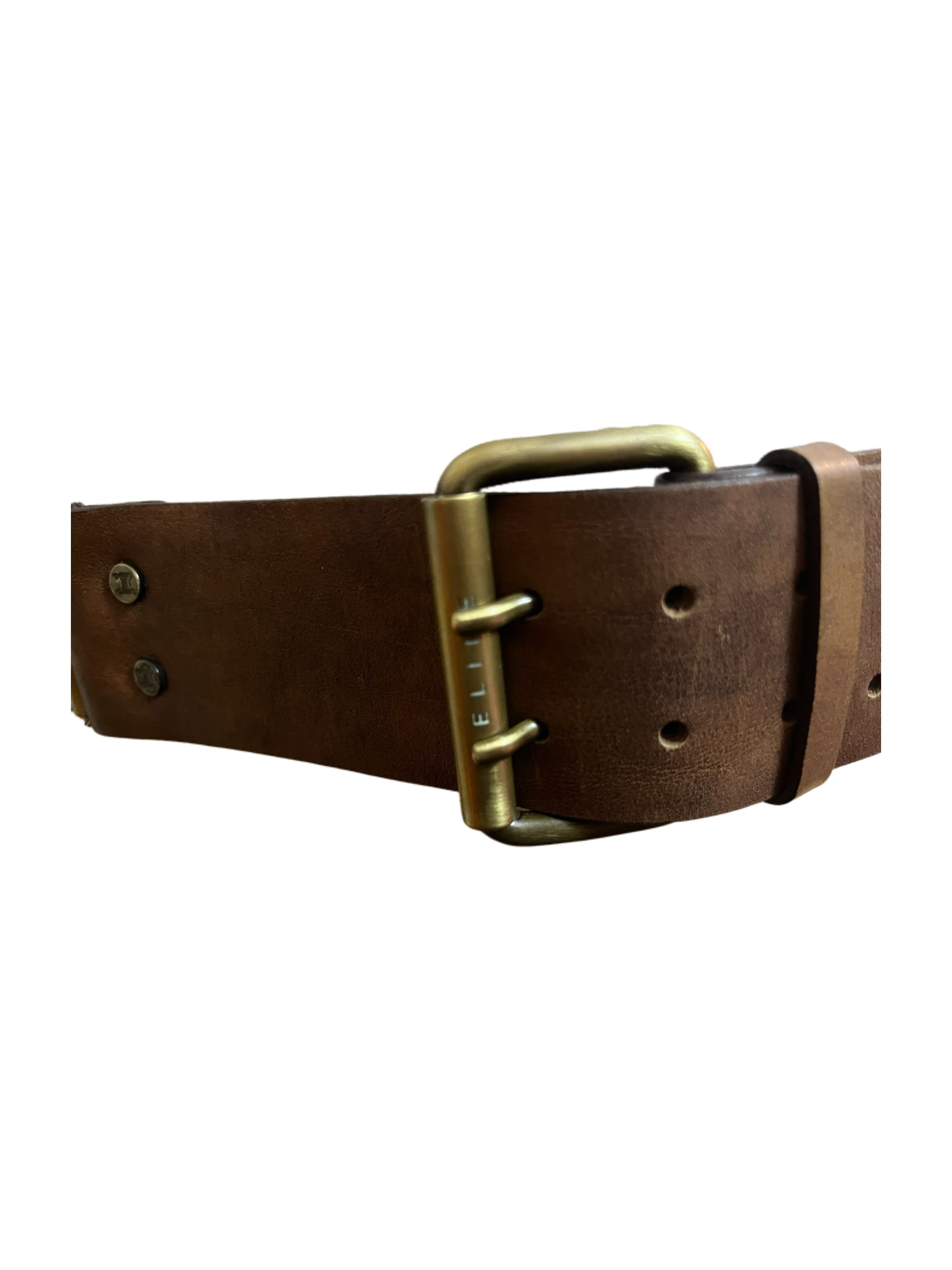 Celine 2001 Runway Ammo Belt Bag – Vintage Leather Utility Waist Bag by Phoebe Philo Era Style