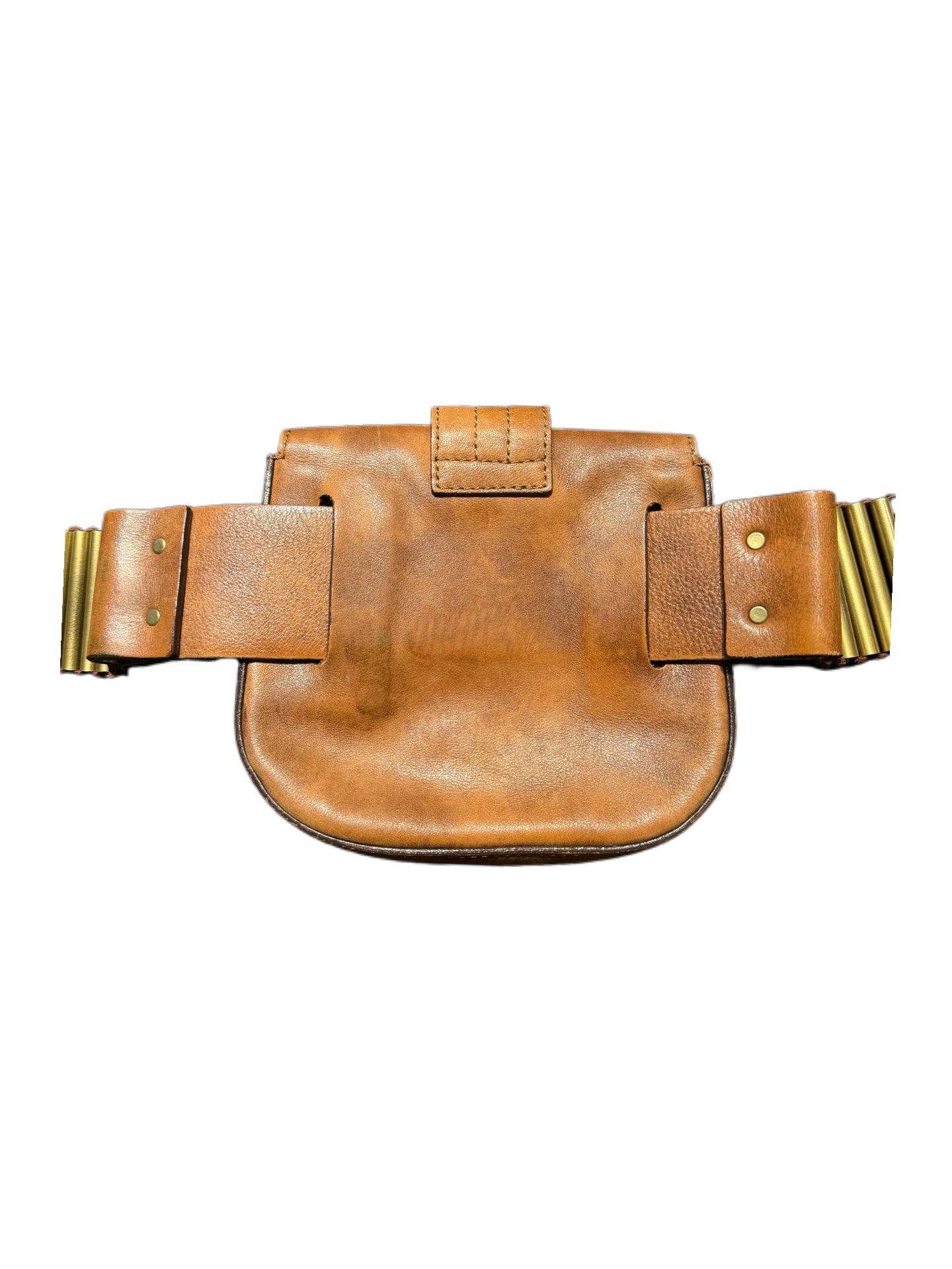 Celine 2001 Runway Ammo Belt Bag – Vintage Leather Utility Waist Bag by Phoebe Philo Era Style
