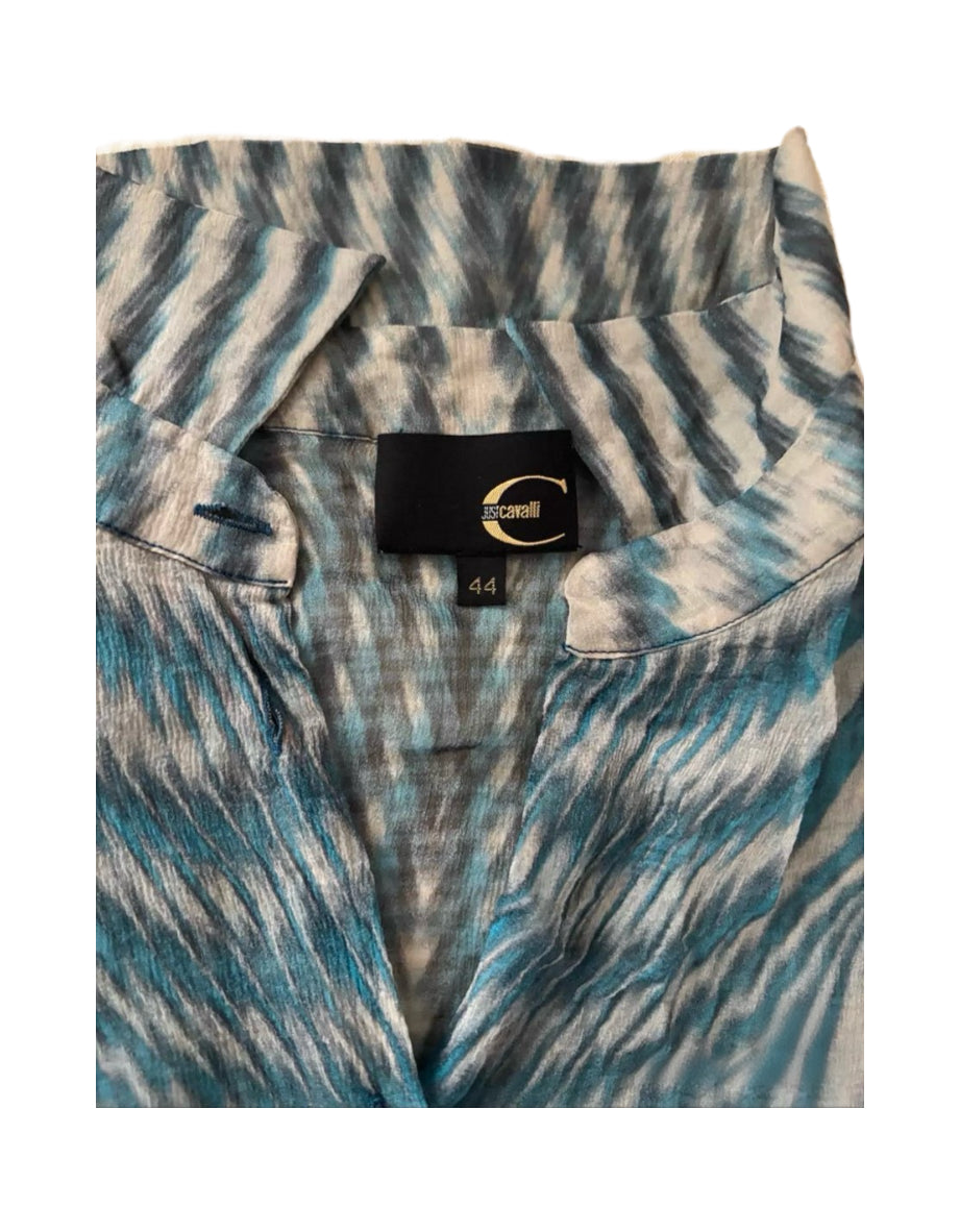 Roberto Cavalli S/S 2001 Psychedelic Houndstooth Silk Shirt – Runway Archive Rare Piece