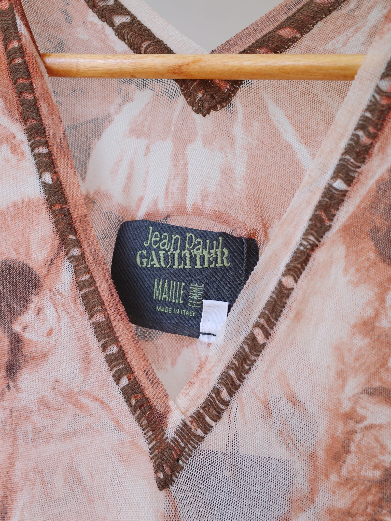 Jean Paul Gaultier S/S 2004 Degas Ballerina Mesh Suspender Top
