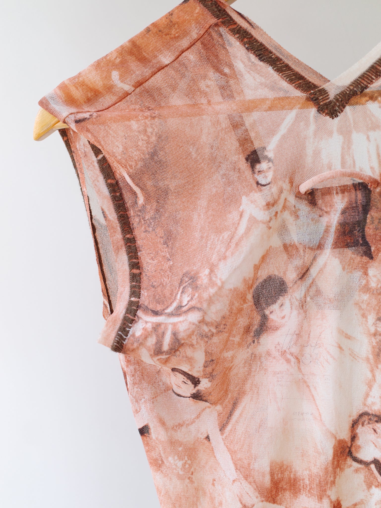 Jean Paul Gaultier S/S 2004 Degas Ballerina Mesh Suspender Top