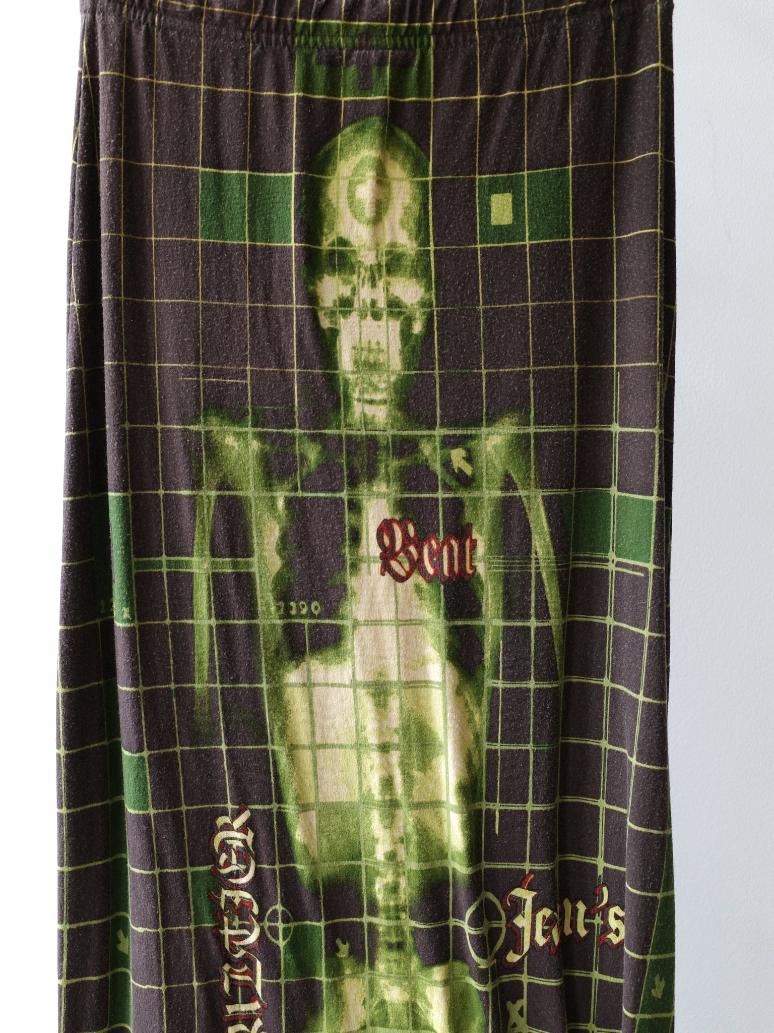 Jean Paul Gaultier S/S 1996 “Cyberbaba” X-ray Skeleton Mesh Skirt