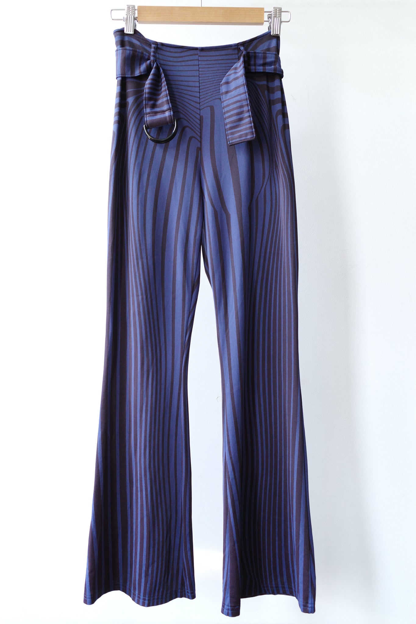 Jean Paul Gaultier S/S 1996 “Cyberbaba” Optical Illusion Flared Pants