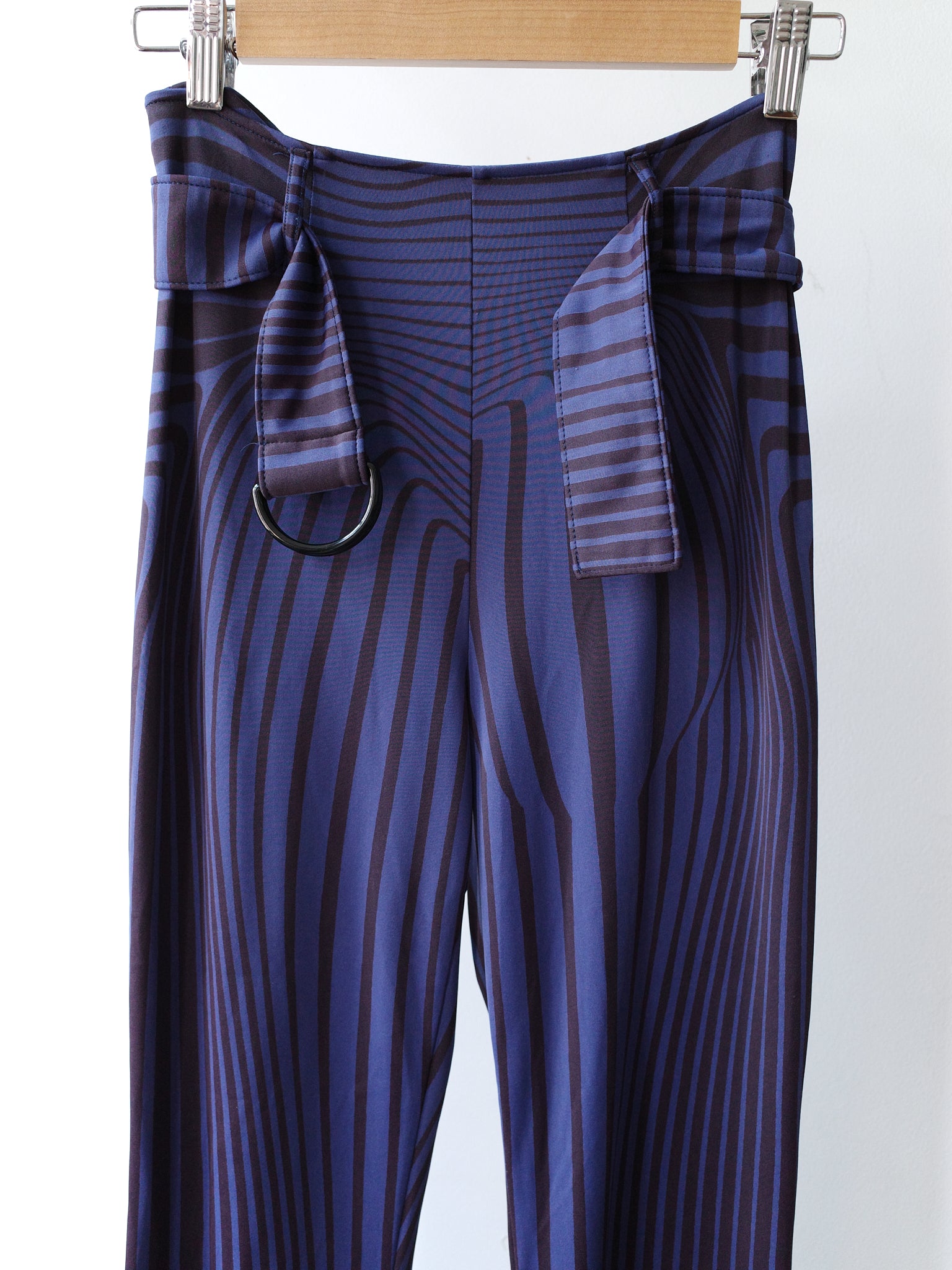 Jean Paul Gaultier S/S 1996 “Cyberbaba” Optical Illusion Flared Pants