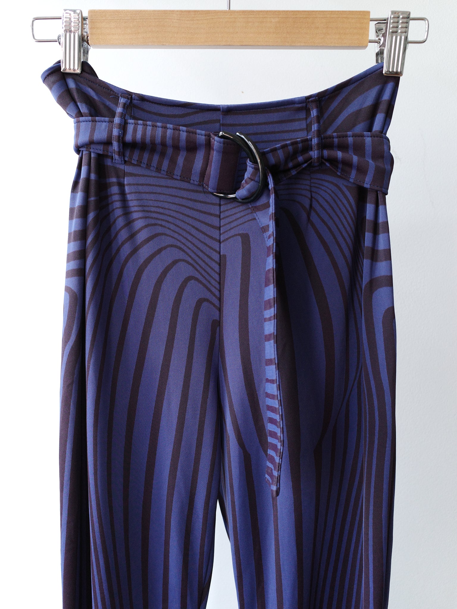 Jean Paul Gaultier S/S 1996 “Cyberbaba” Optical Illusion Flared Pants