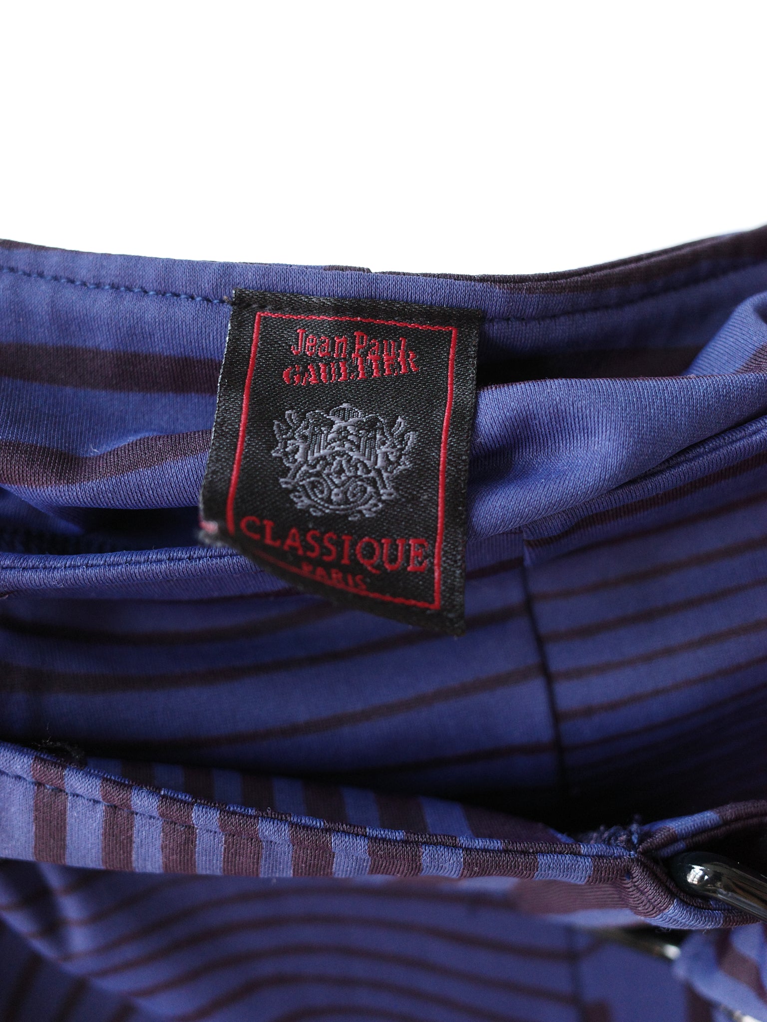 Jean Paul Gaultier S/S 1996 “Cyberbaba” Optical Illusion Flared Pants