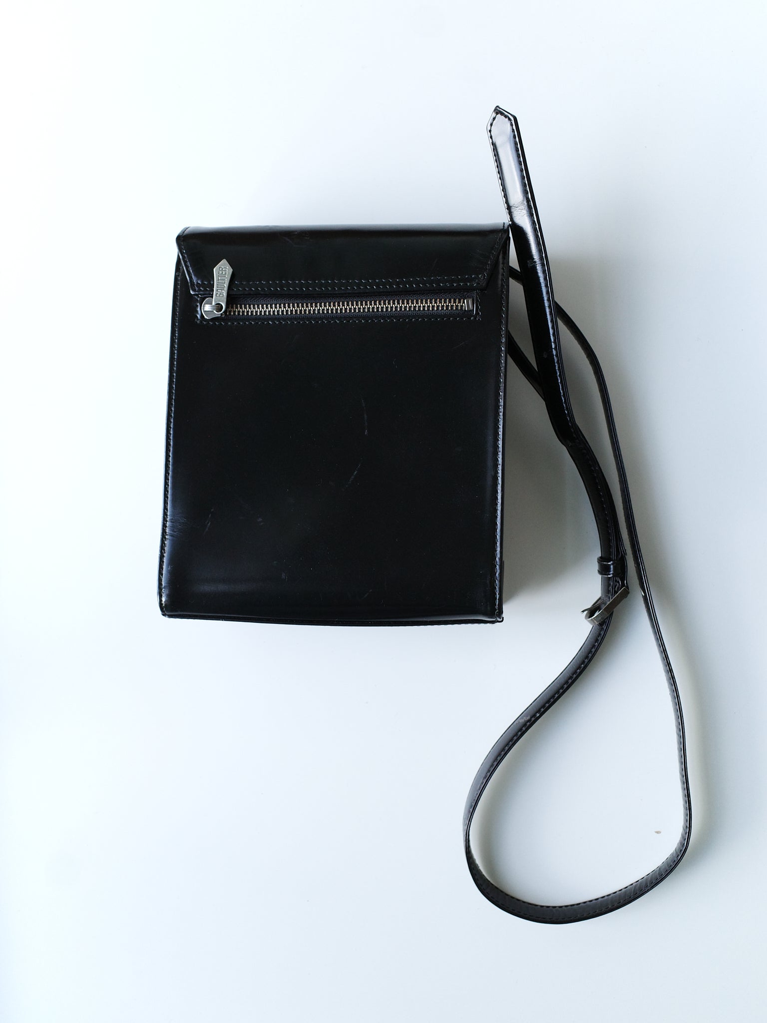Jean Paul Gaultier Vintage Leather Chain Bucket Bag with