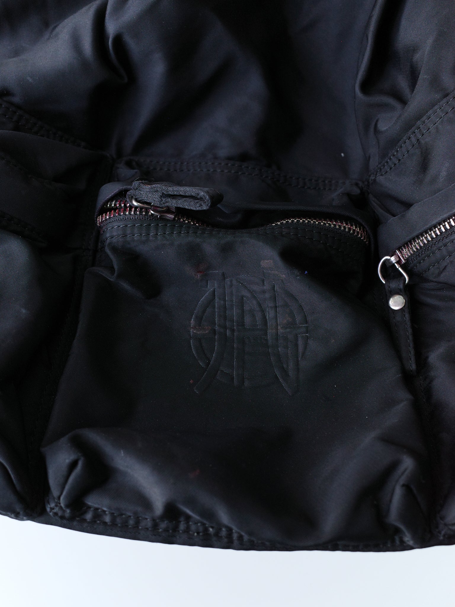 Jean Paul Gaultier 90s Nylon Drawstring Backpack