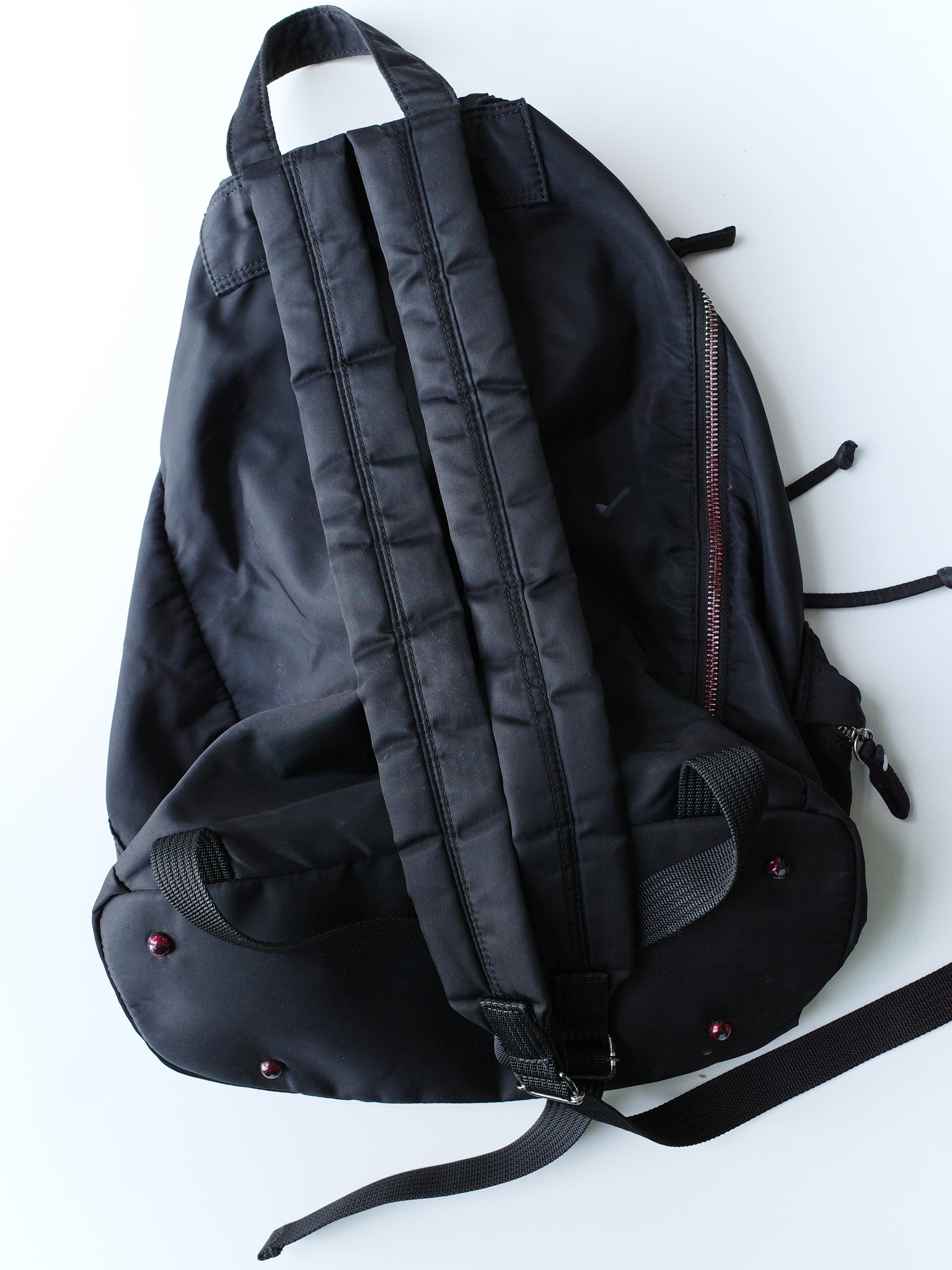 Jean Paul Gaultier 90s Nylon Drawstring Backpack – METAL 金
