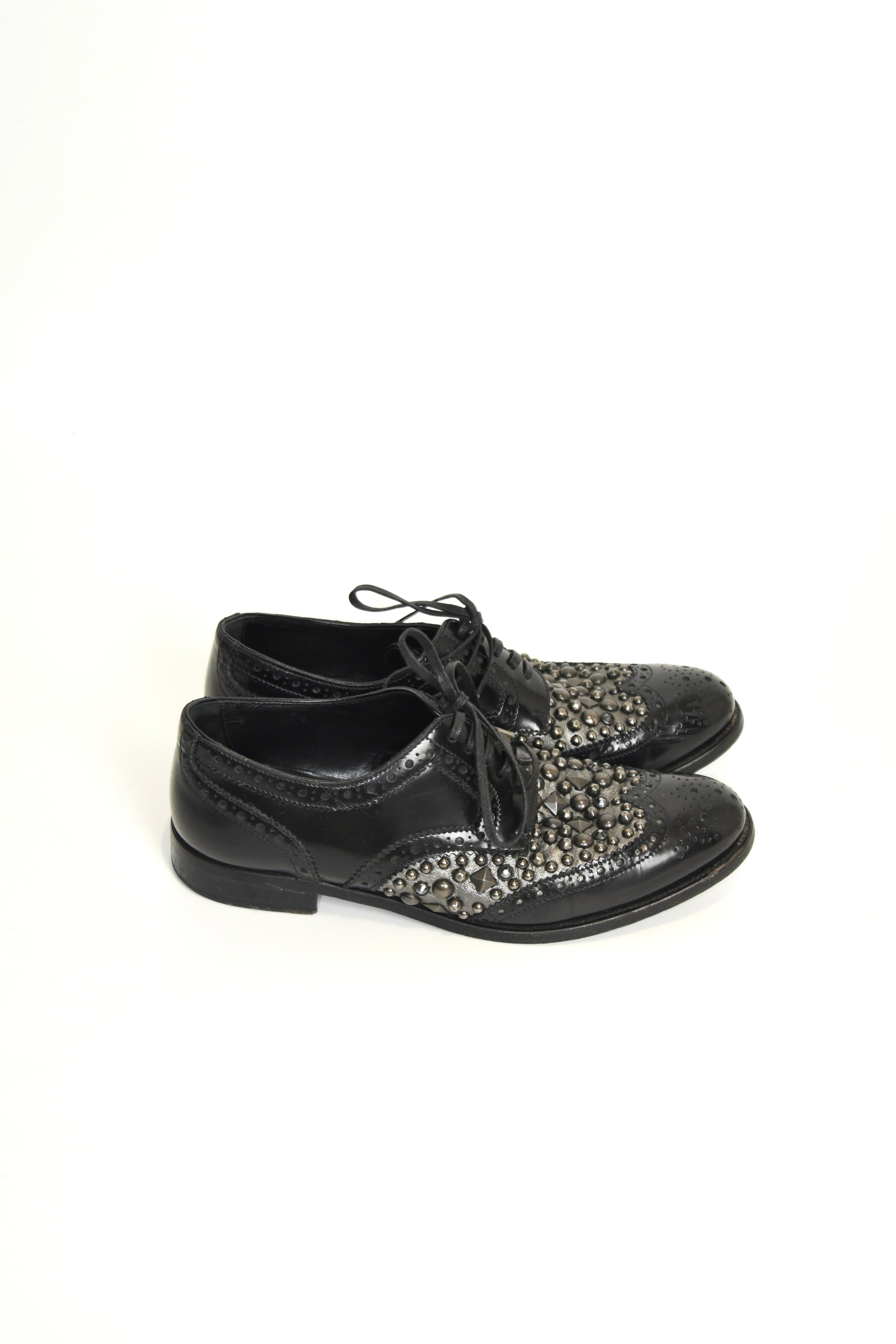 Dolce & Gabbana Studded Gothic Brogues