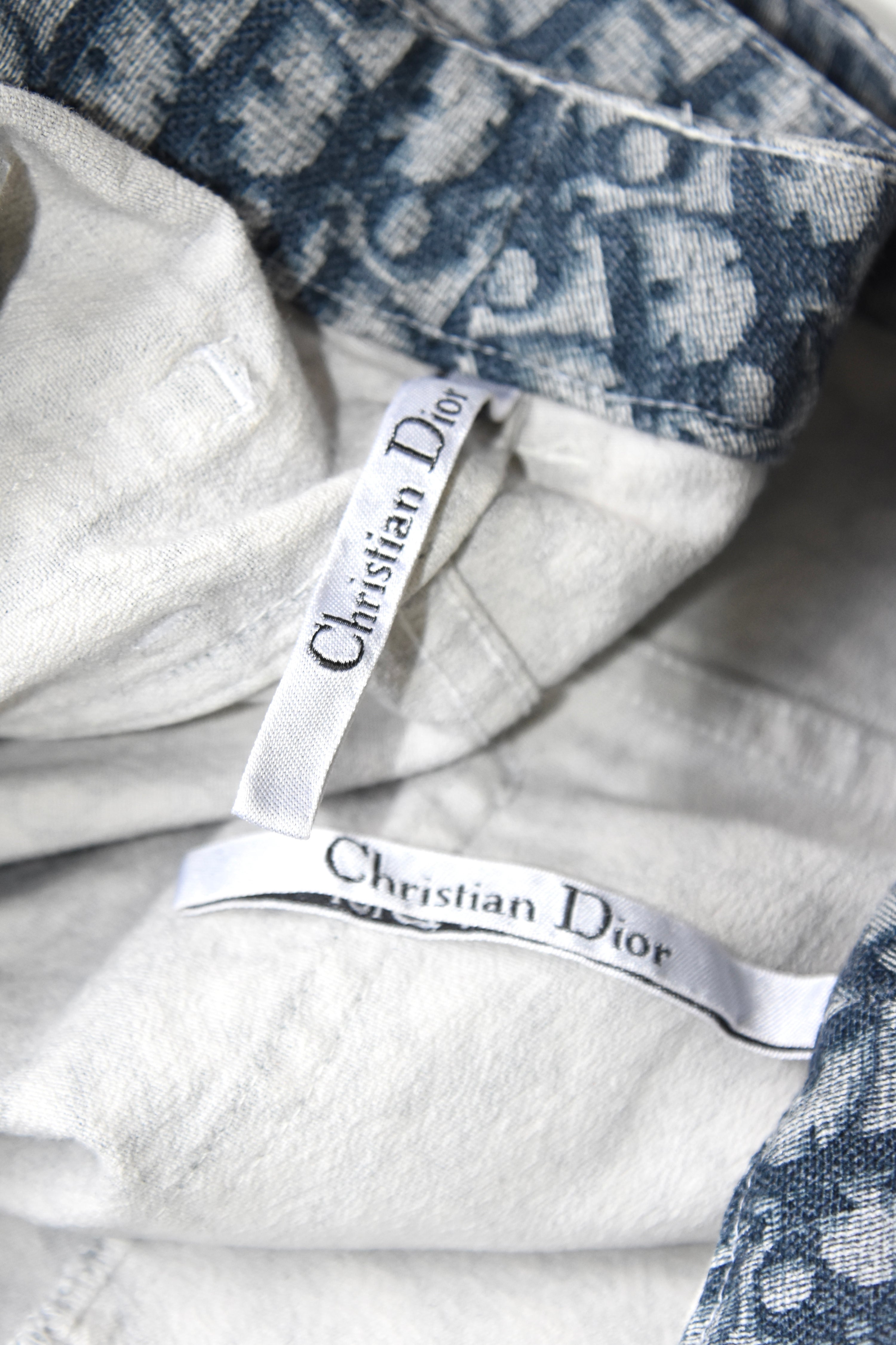 Christian Dior by John Galliano Diorissimo Monogram Capri Pants