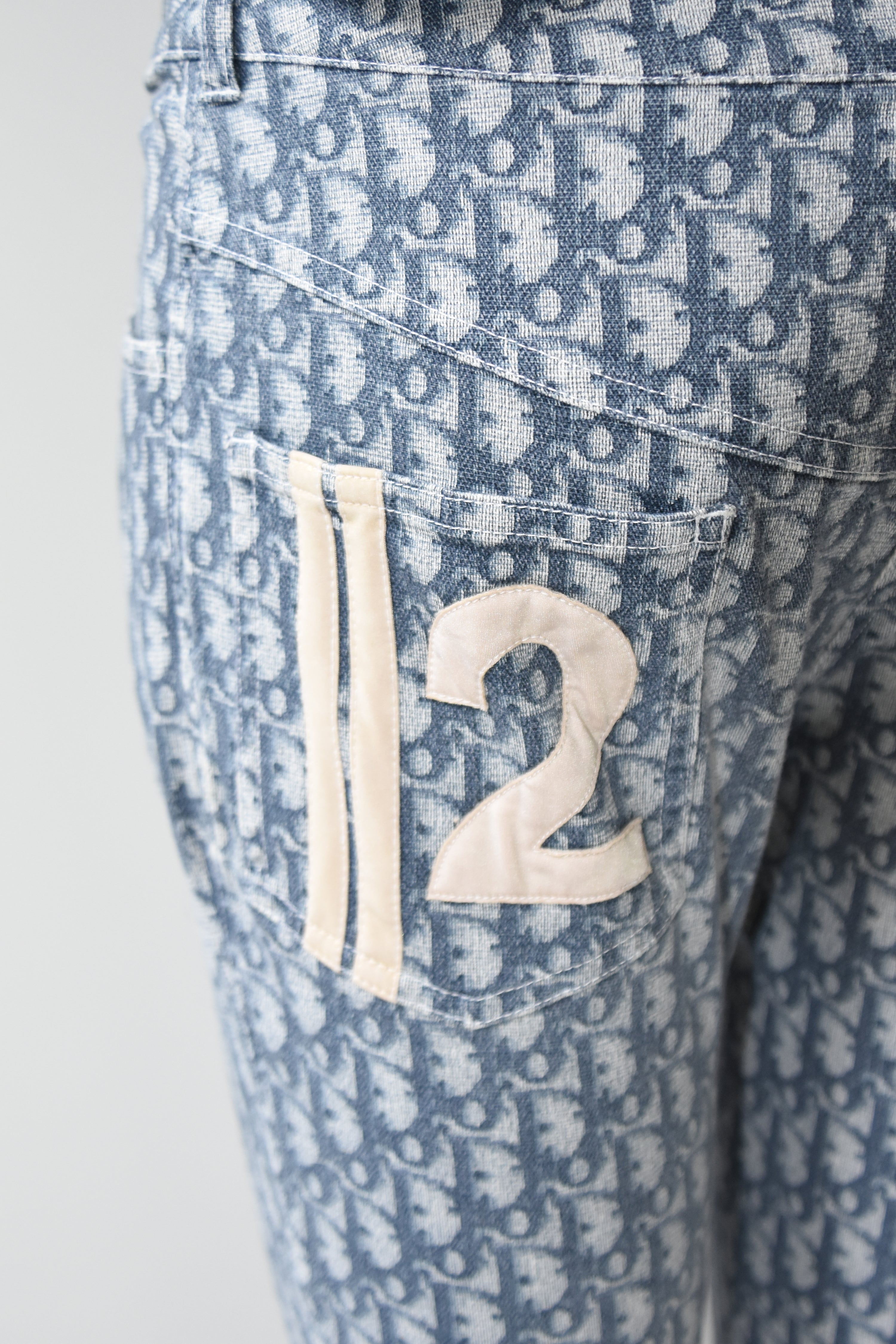 Christian Dior by John Galliano Diorissimo Monogram Capri Pants