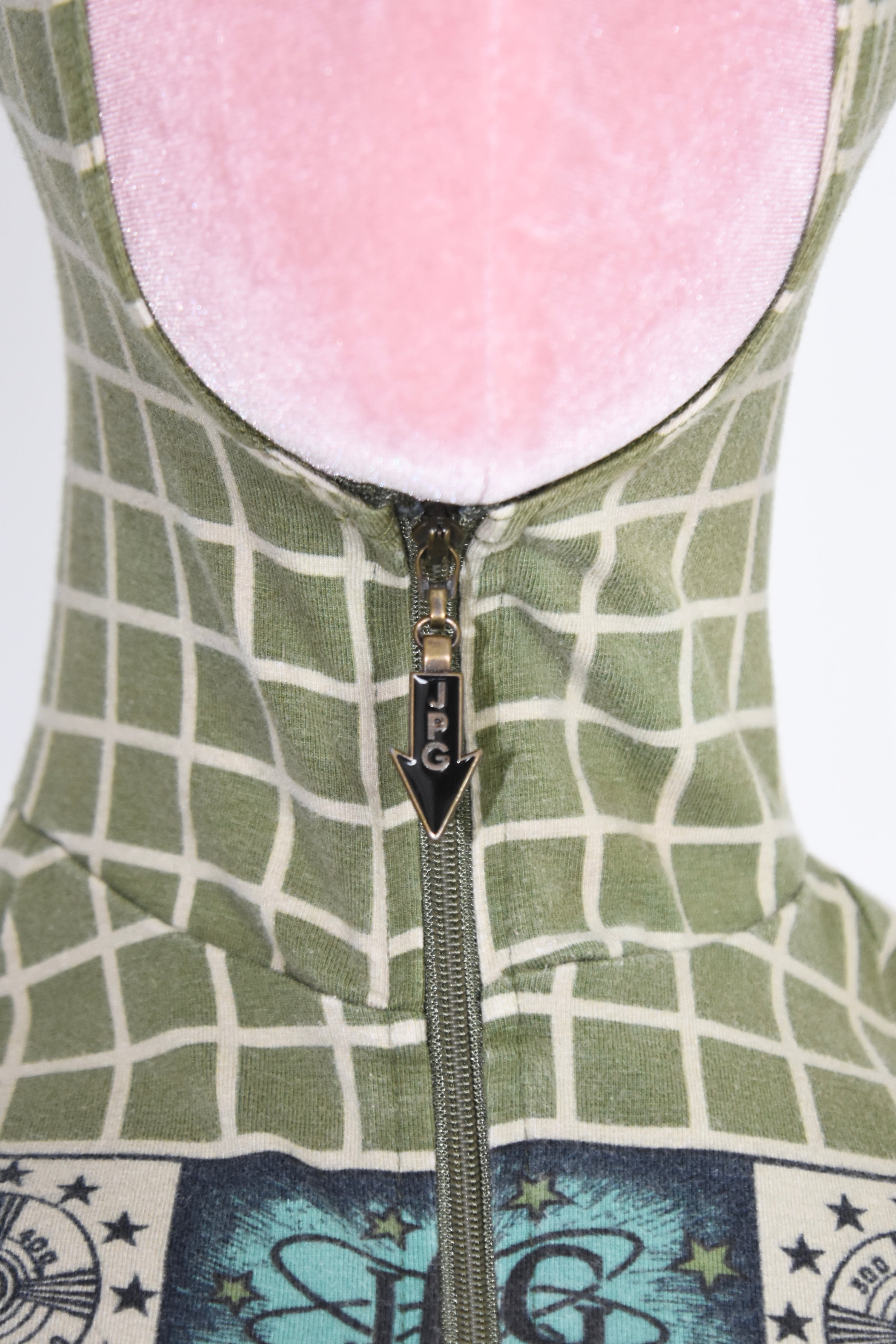 Jean Paul Gaultier Vintage TV Print Hooded Sweatshirt