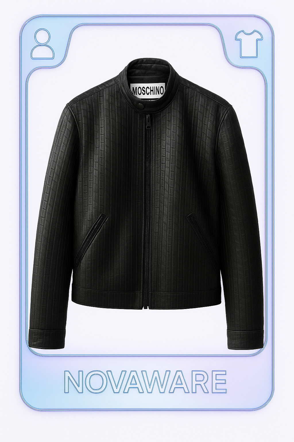 Moschino Vintage Tyre-Tread Quilted Jacket