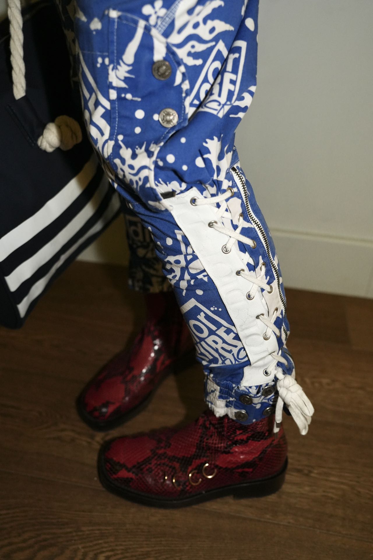 Christian Dior S/S 2004 “Dior Surf Chick” Lace-Up Pants