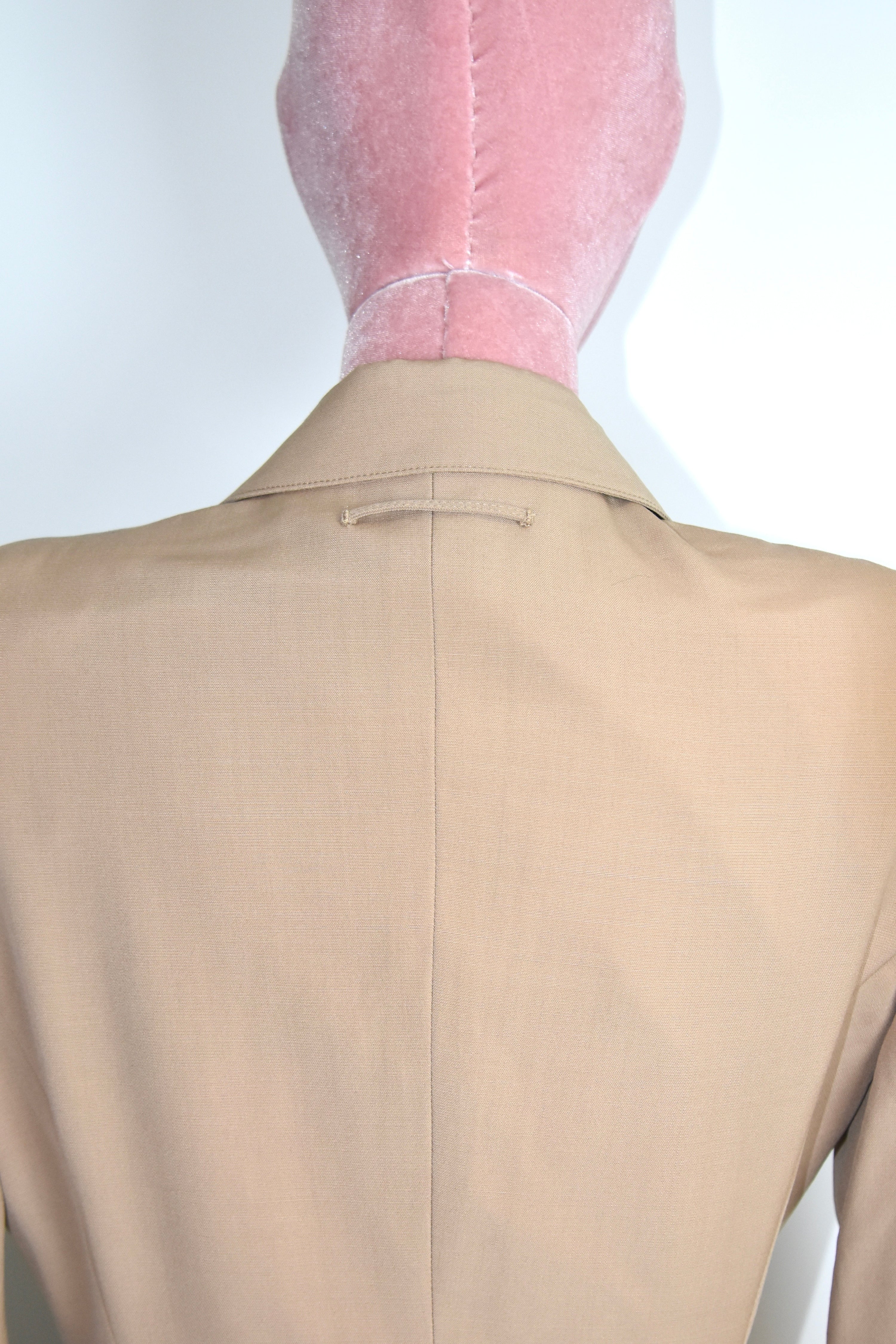 Jean Paul Gaultier Asymmetric Draped Blazer with Silver Pendant