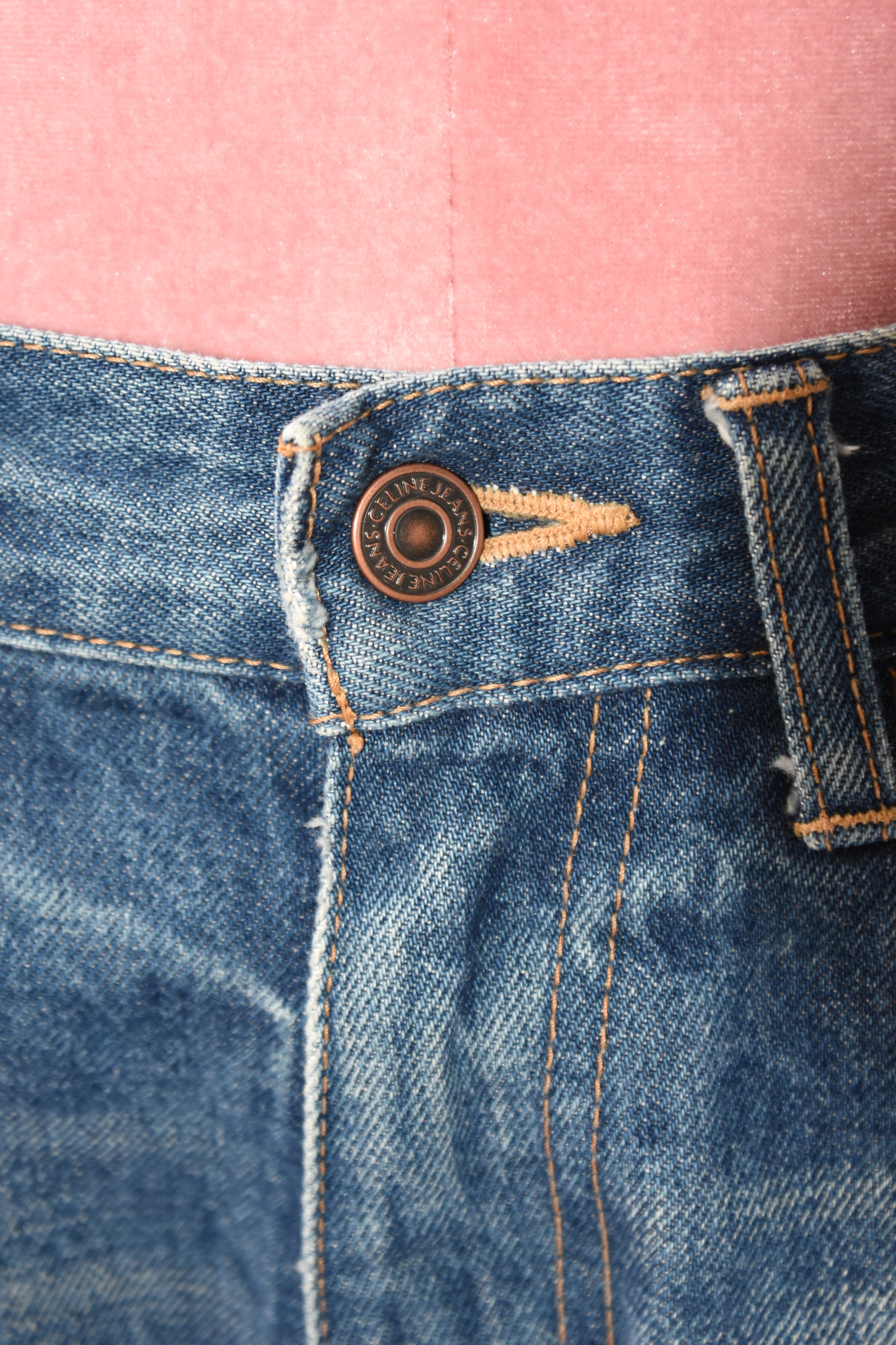 CELINE Homme by Hedi Slimane “W ST 003” Vintage Wash Straight Denim – Men’s Size 29 (Archive)