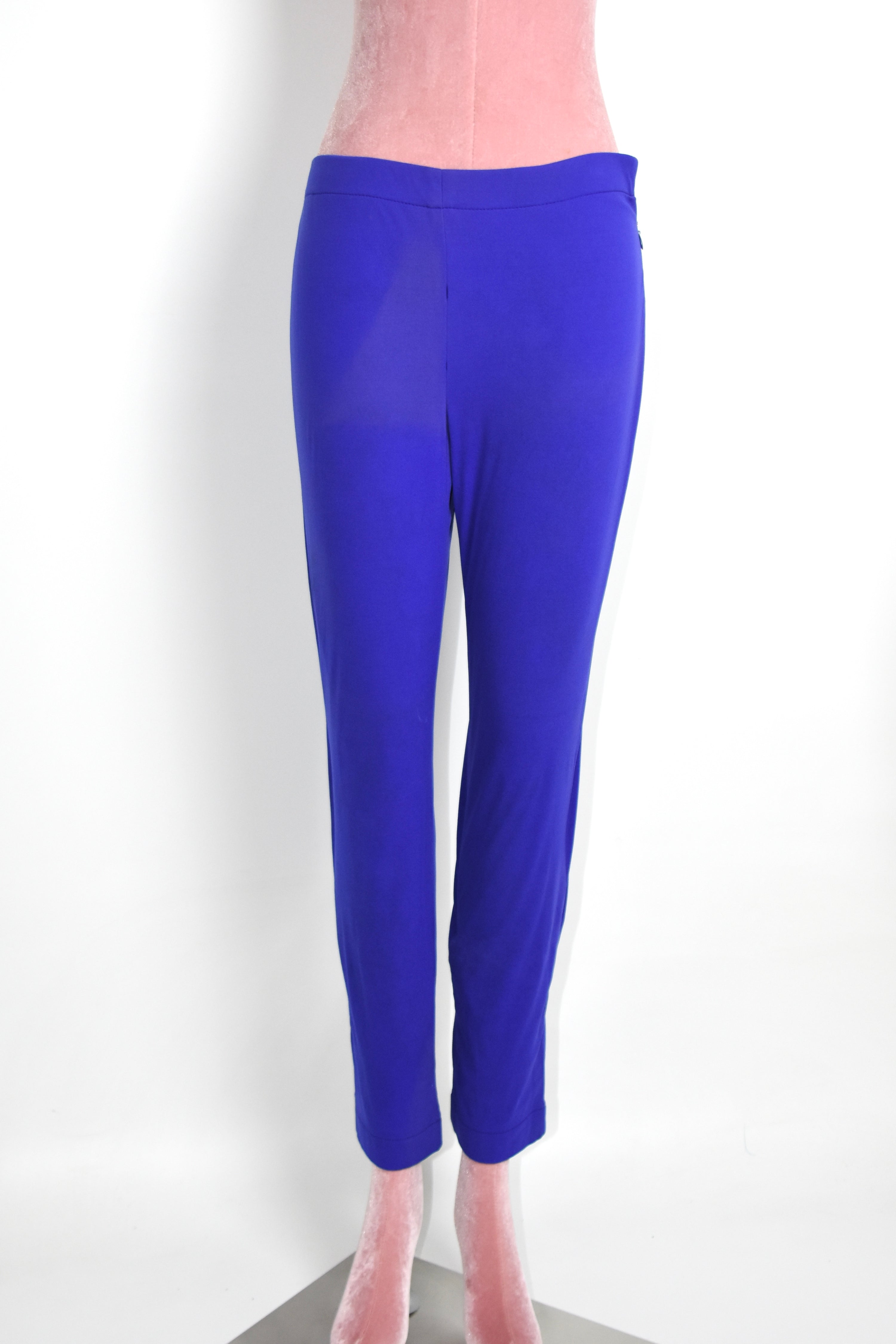Walter Van Beirendonck “W&LT” Electric Blue Stretch Pants – 1990s Archive Piece