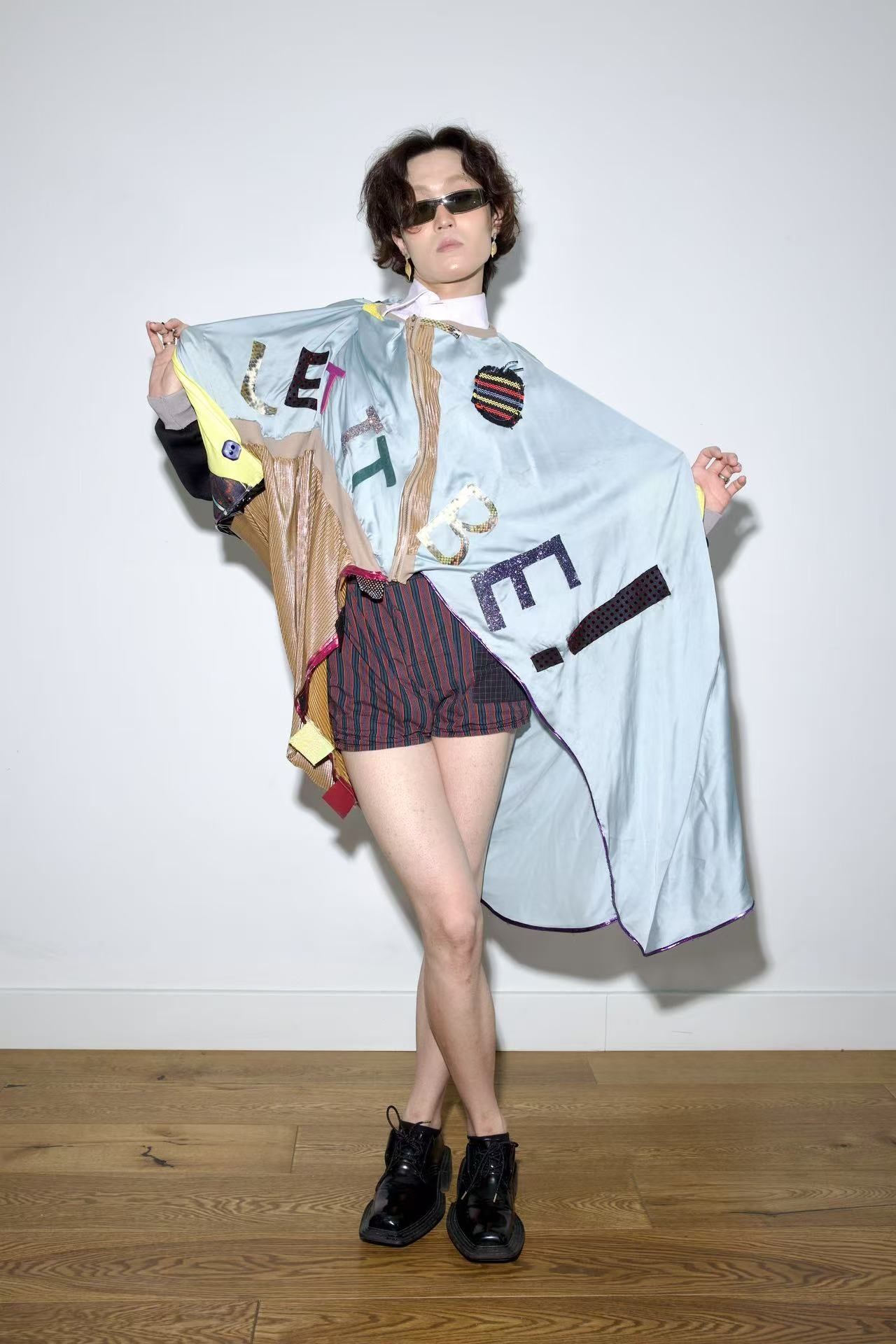 YAONOVA Reconstructed Dual-Layer Jersey Jacket