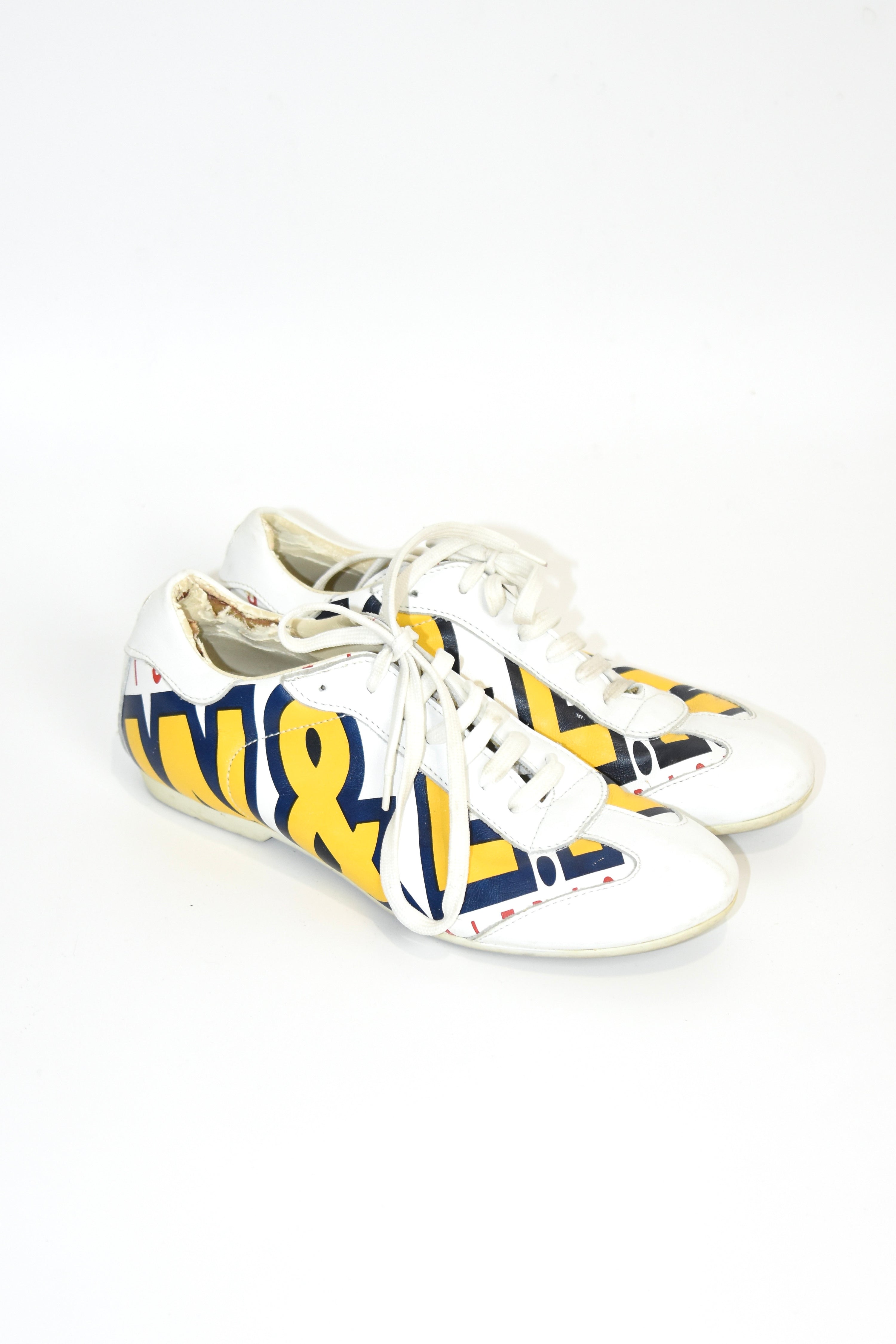 Walter Van Beirendonck Retro-Futuristic Logo Sneakers