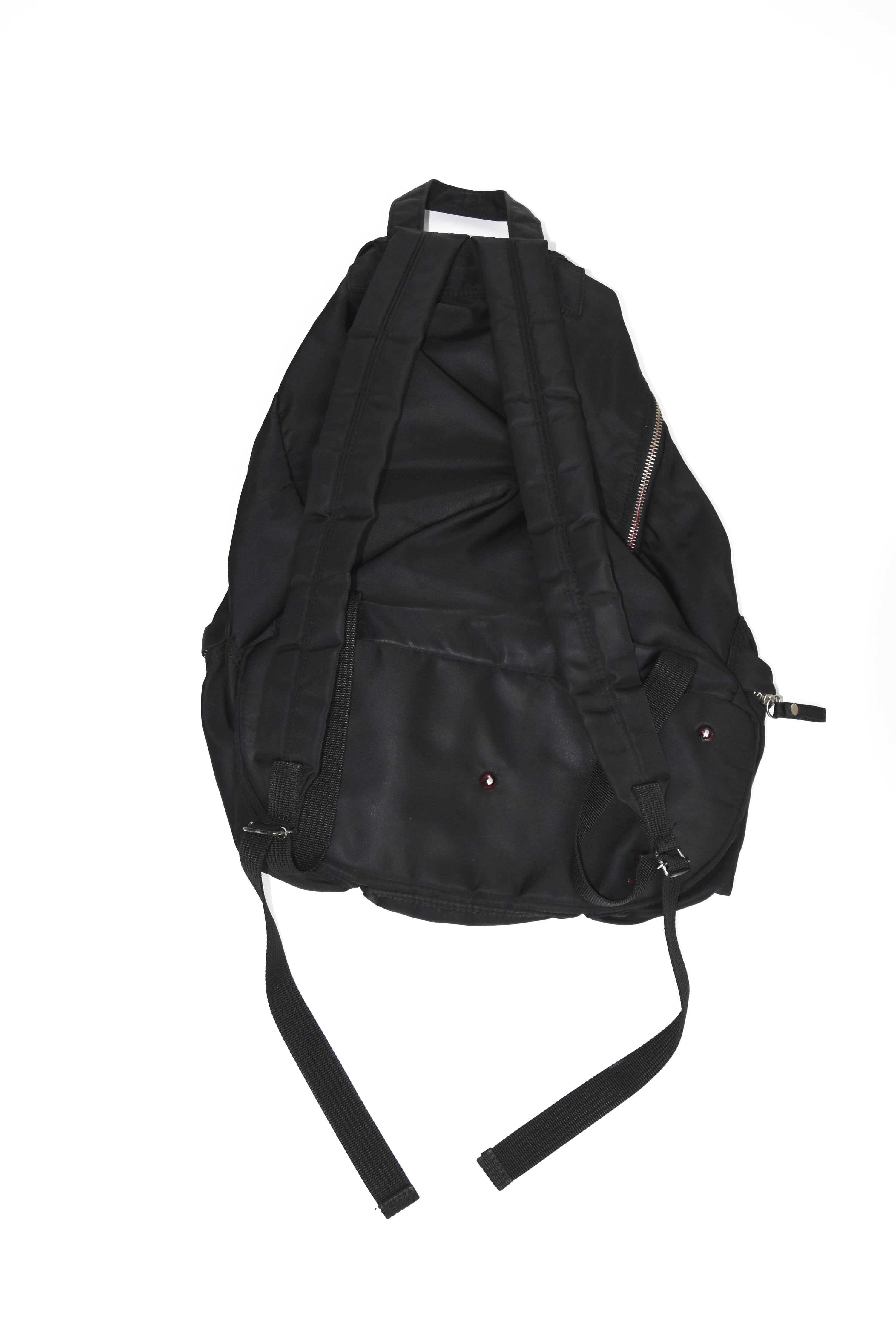 Jean Paul Gaultier 90s Nylon Drawstring Backpack