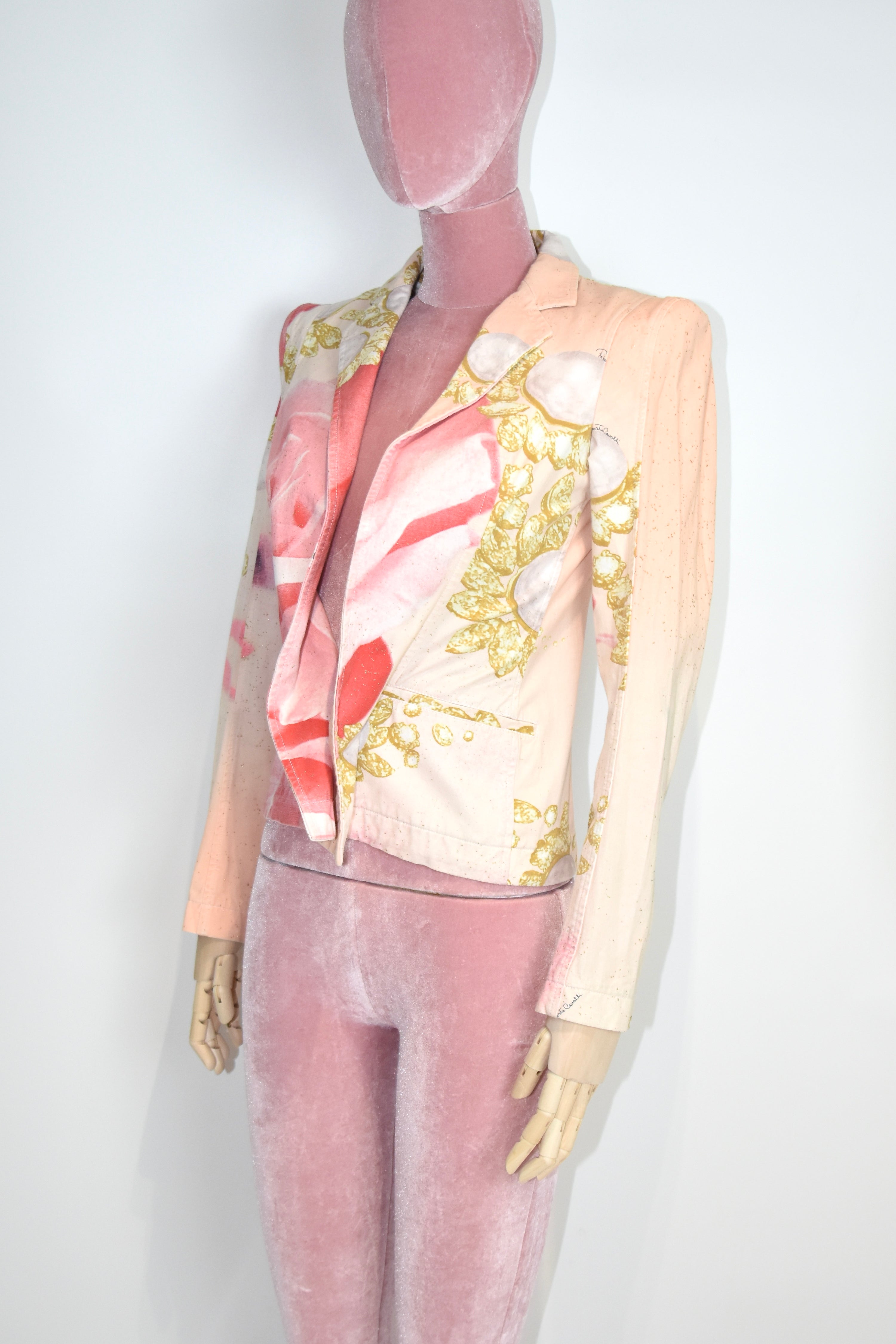 Roberto Cavalli S/S 2001 Runway Printed Blazer