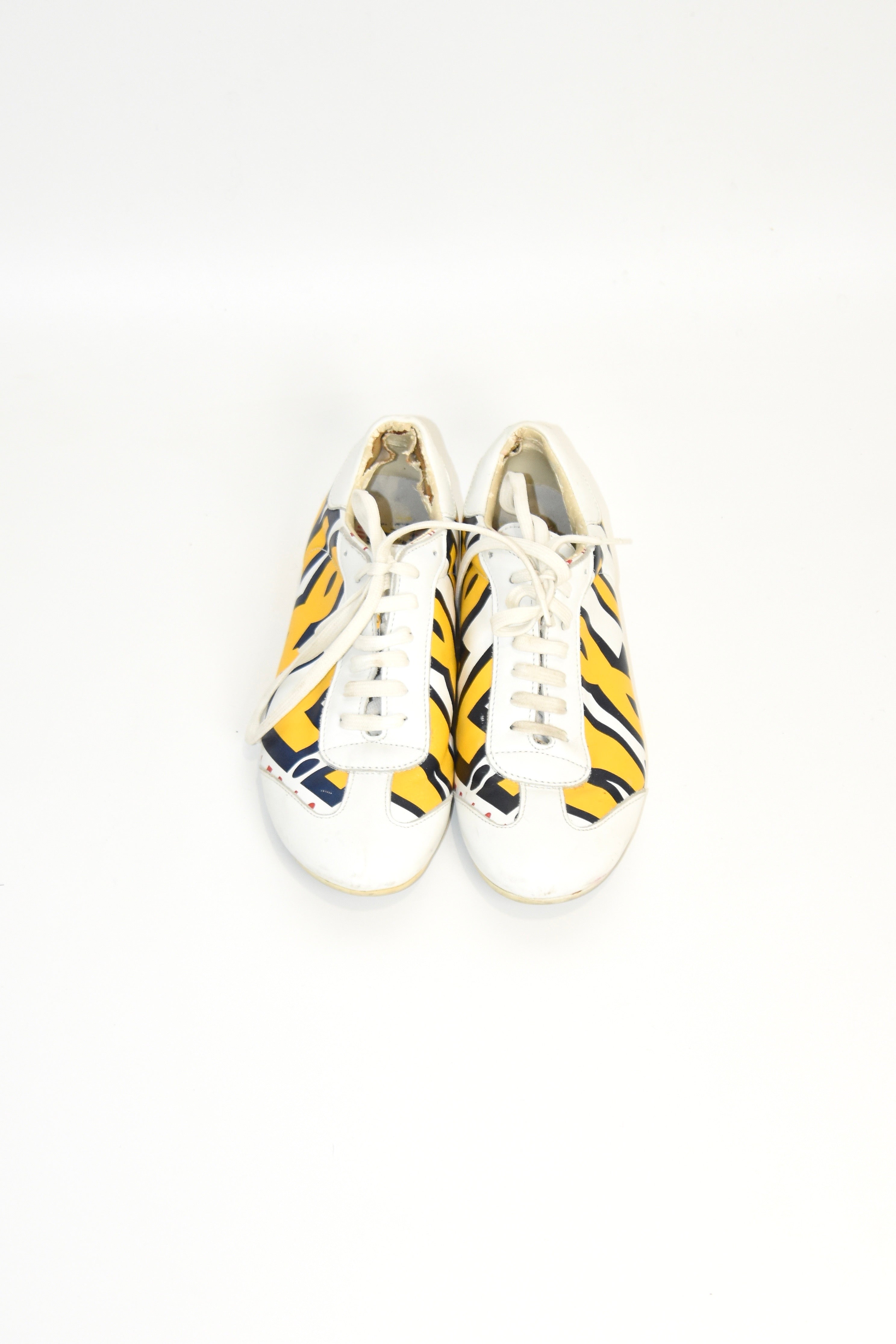 Walter Van Beirendonck Retro-Futuristic Logo Sneakers