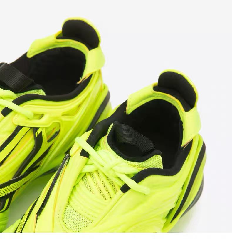 Balenciaga Tyrex Neon Yellow Technical Sneakers – Futuristic Performance Design