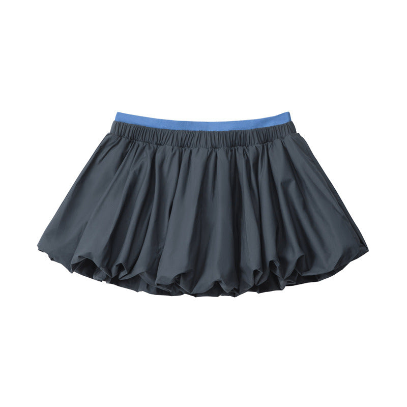 Casual Half Skirt Anti-Exposure Versatile a Short Skirt Women Summer Hot Girl Pleated Skirt